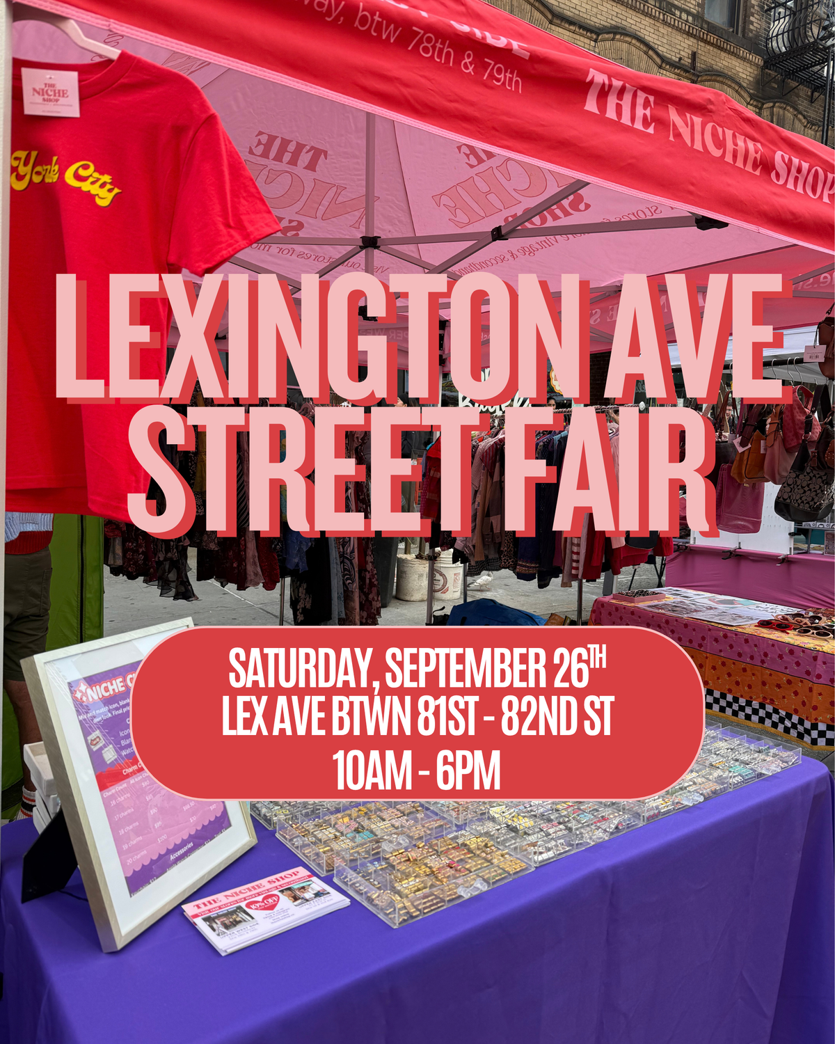 Lexington Ave Street Fair: September 26th