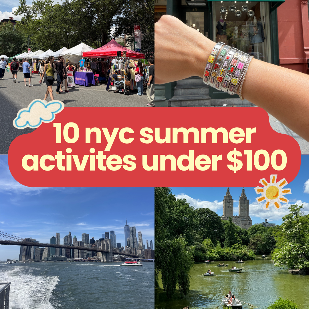 NYC Summer Activities Under $100