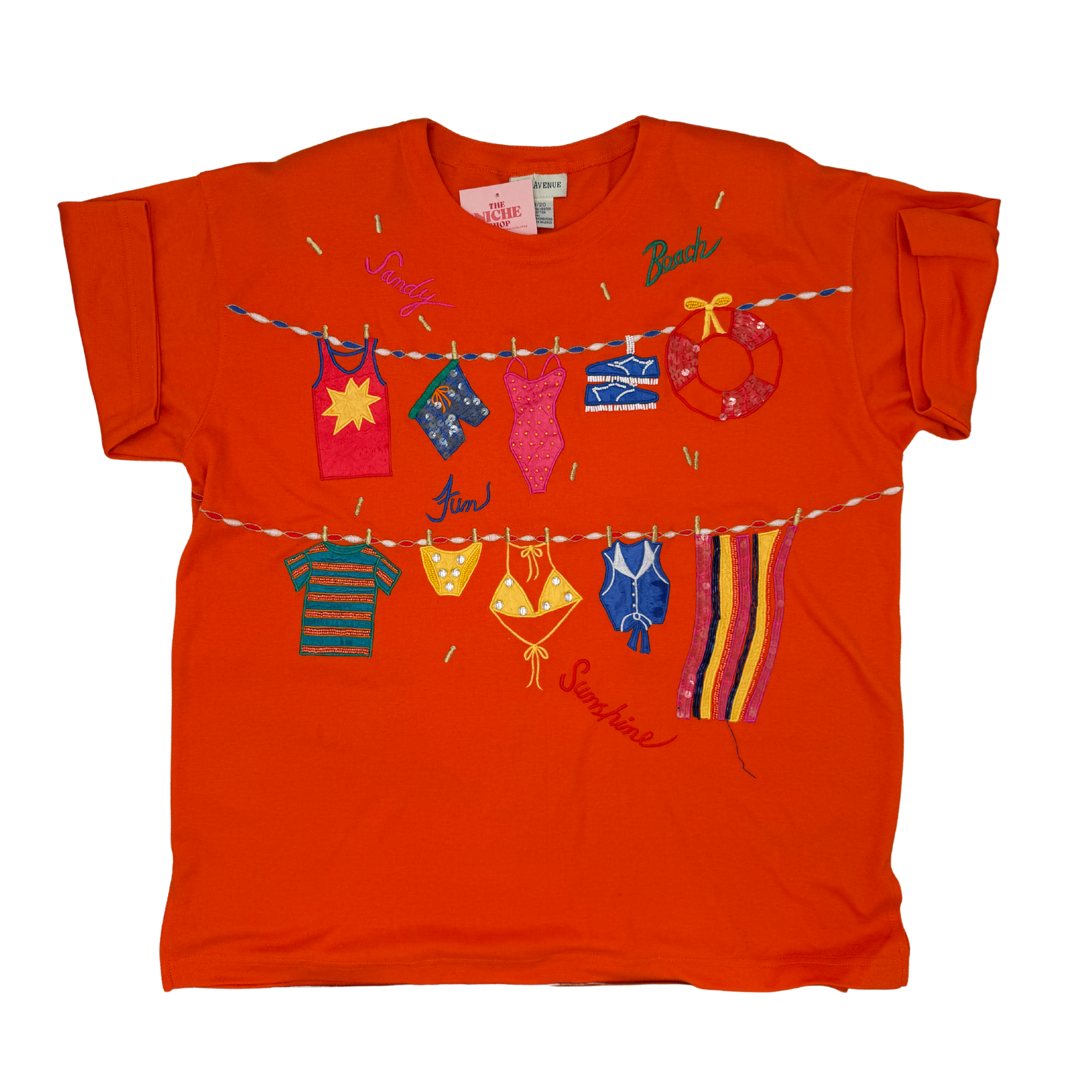 Bonworth Beach Embroidered Top