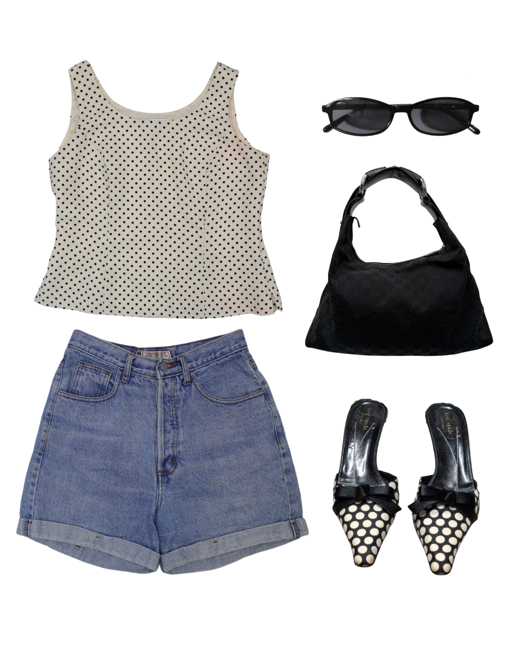 Jones Studio Polka Dot Top