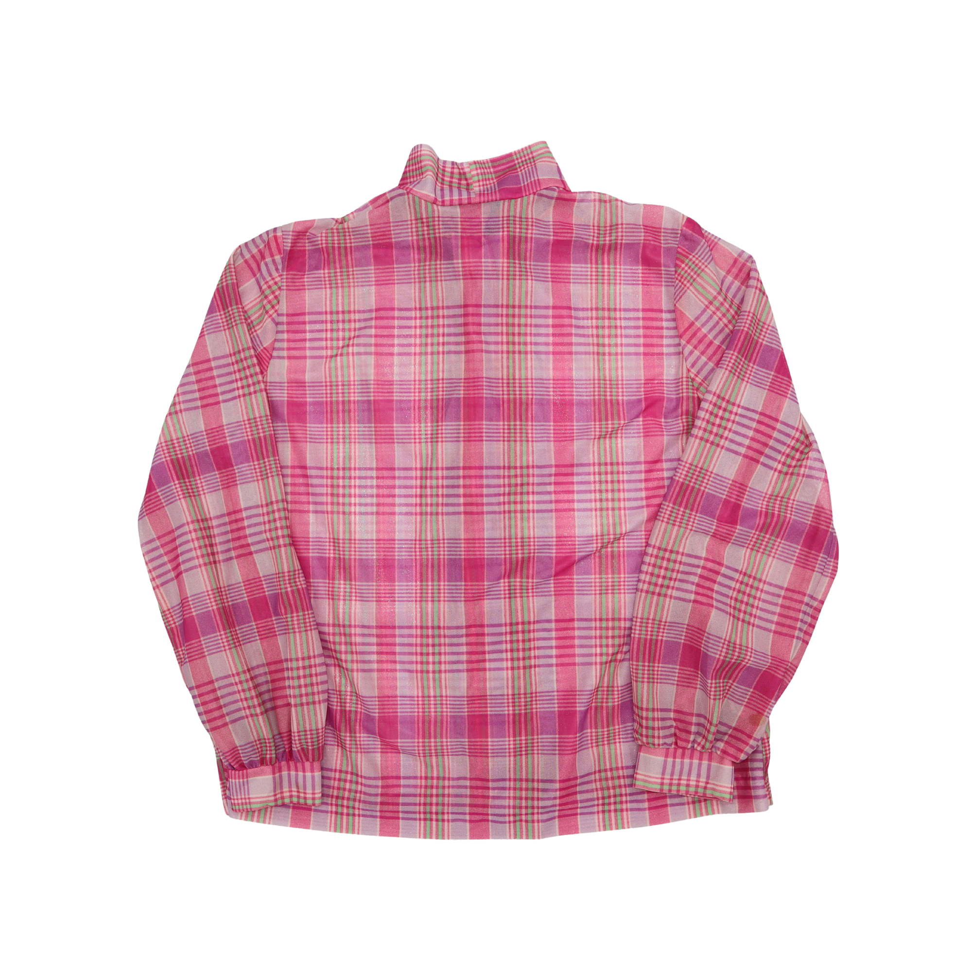 Teddi Pink Plaid Top