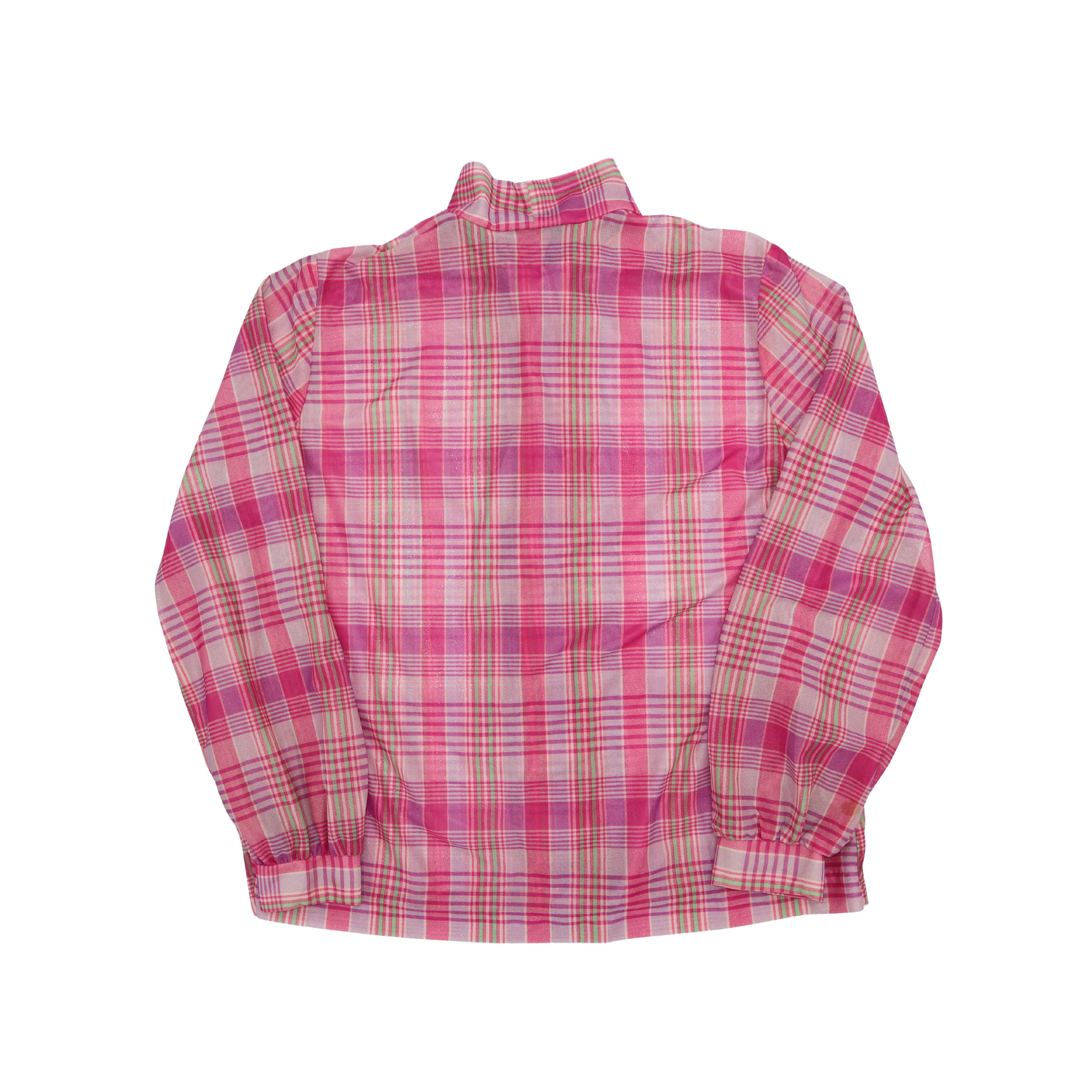 Teddi Pink Plaid Top
