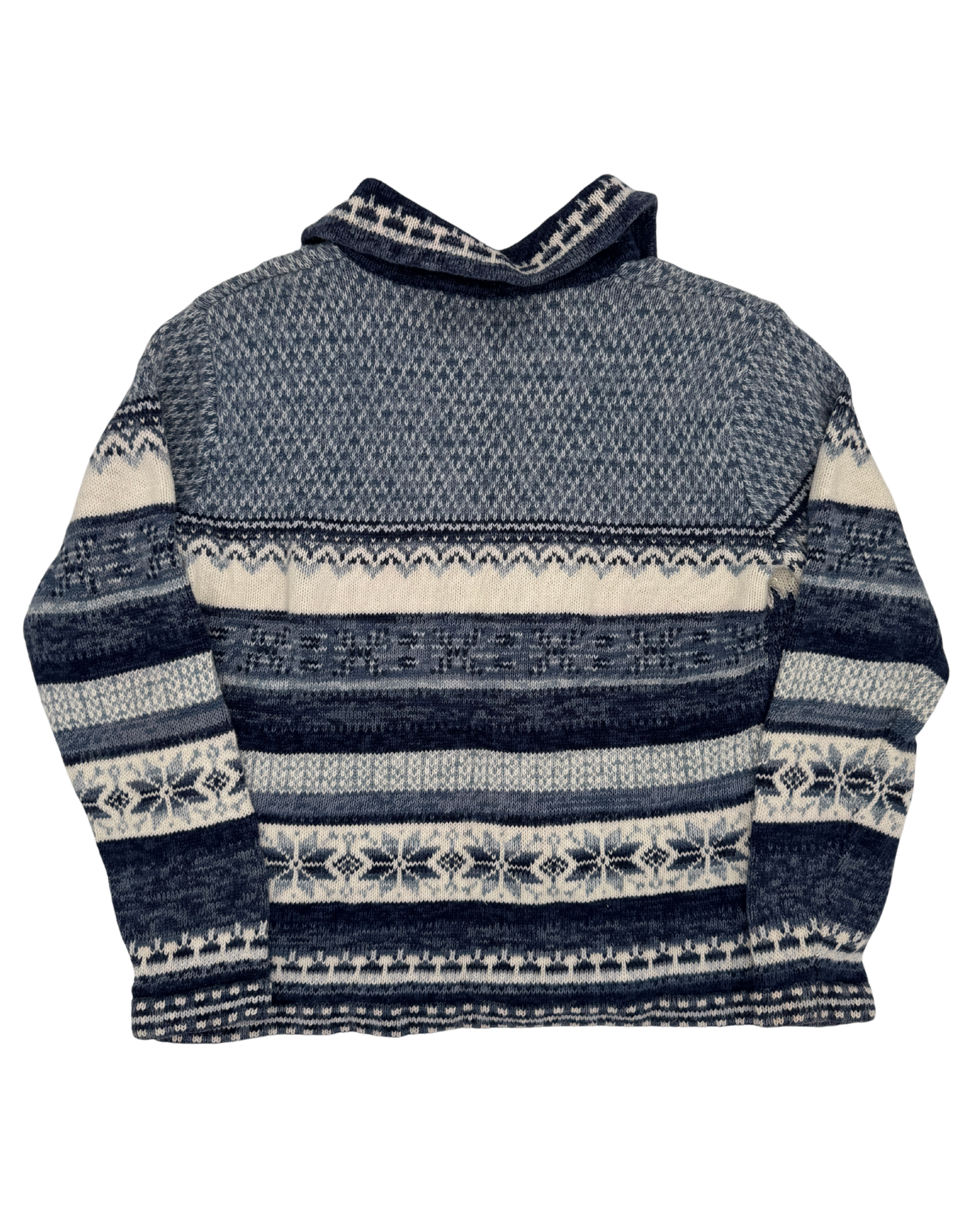 Tiara International Blue Snowflake Sweater