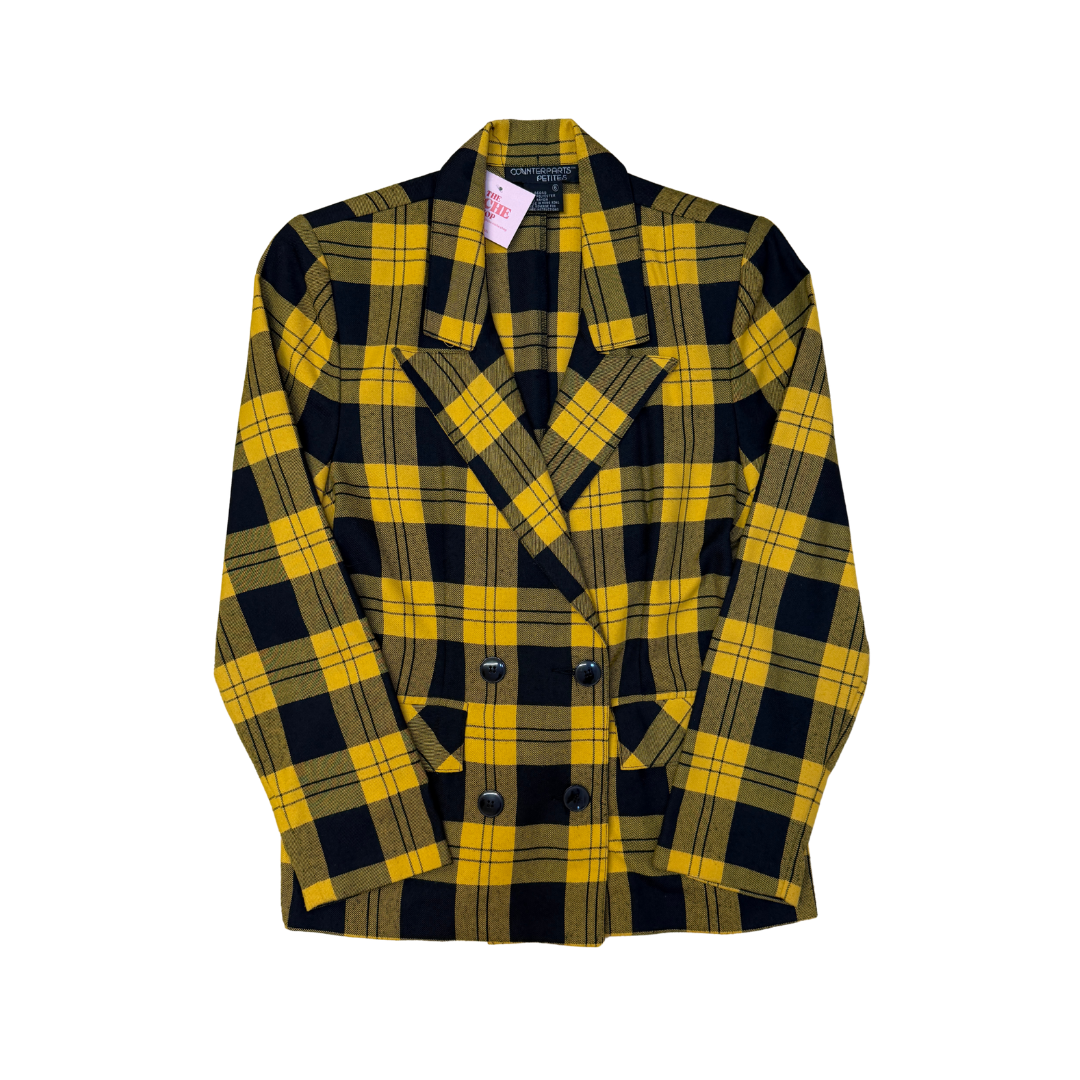 Counterparts Petites Plaid Blazer