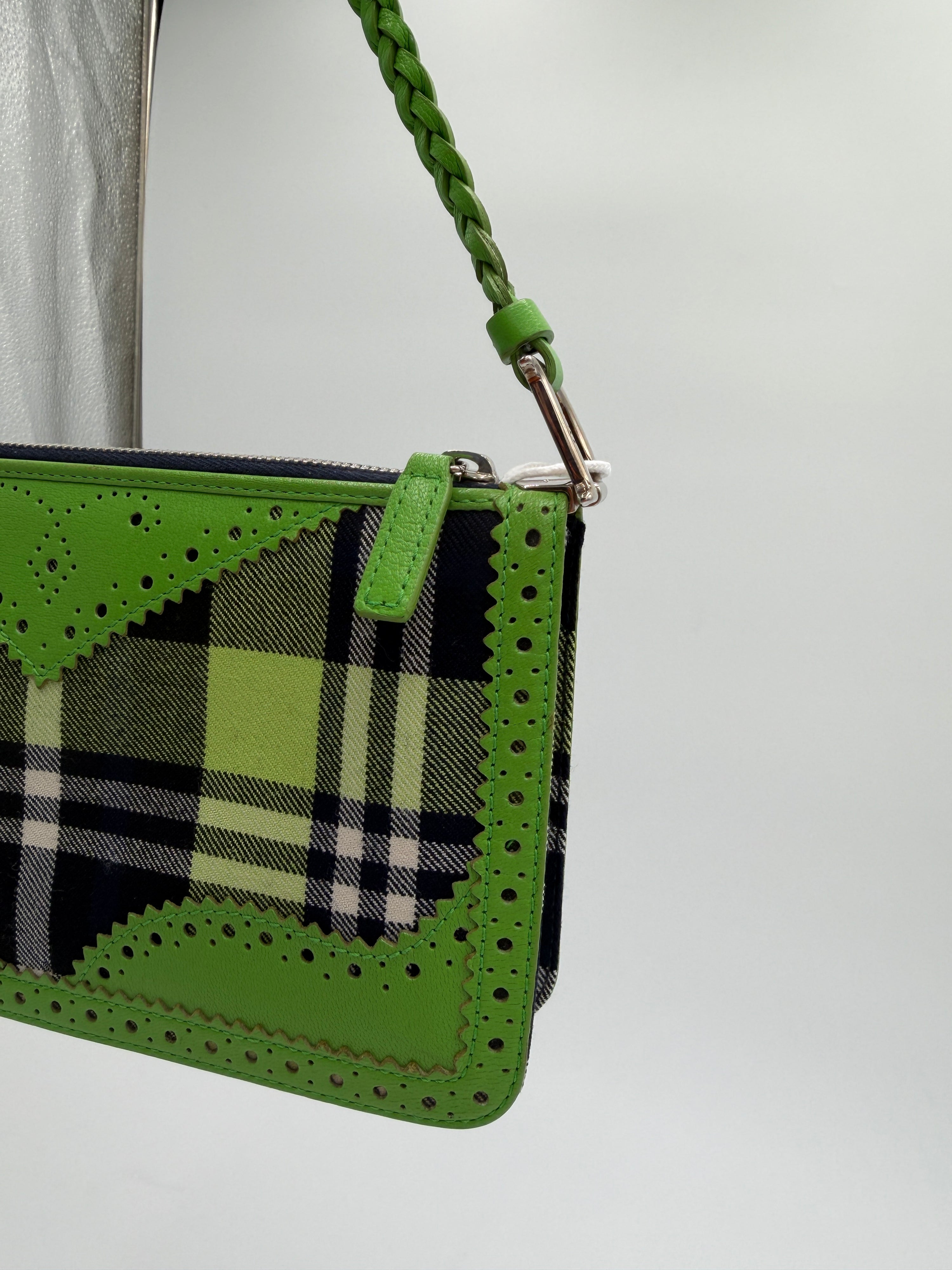 Dior Green Plaid Canvas D'Trick