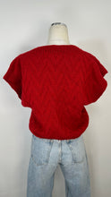 Load image into Gallery viewer, JR&#39;s Red Knit Vest
