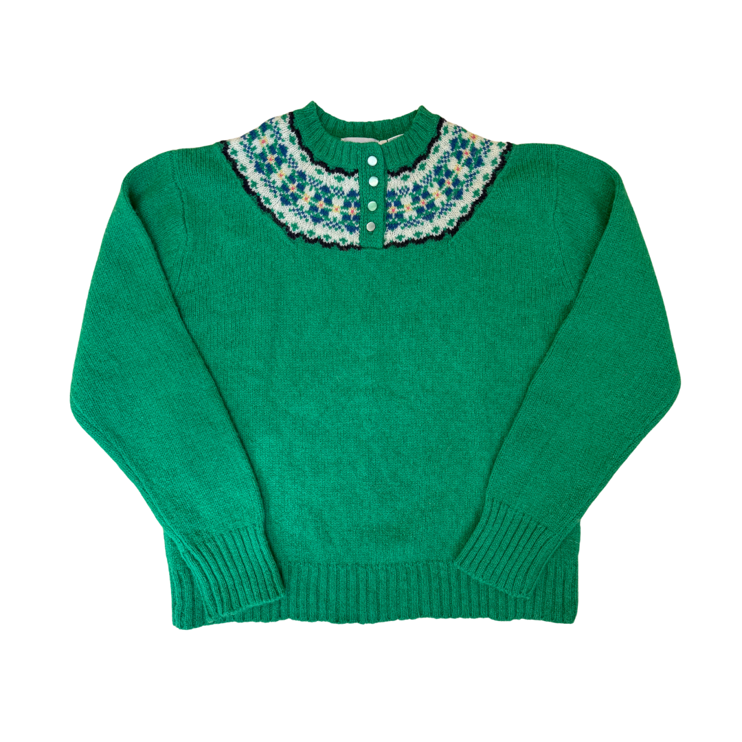 Northern Isles Green Sweater