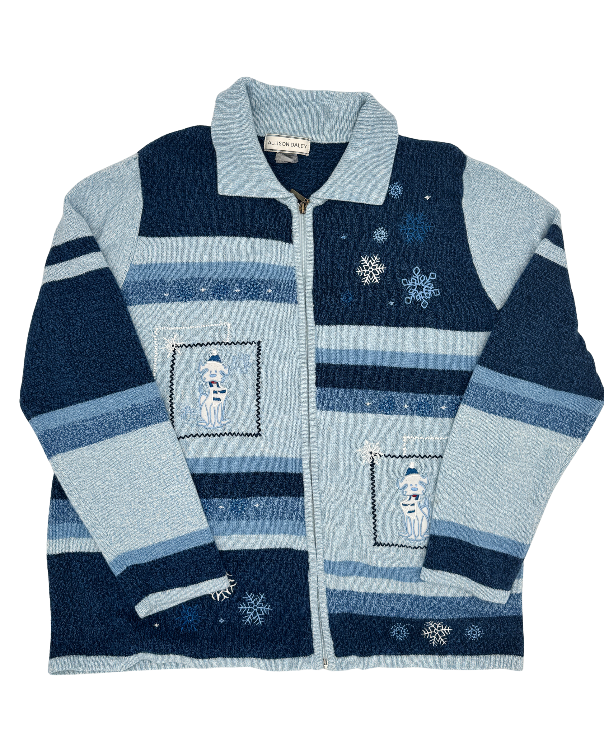 Allison Daley Blue Dog Sweater