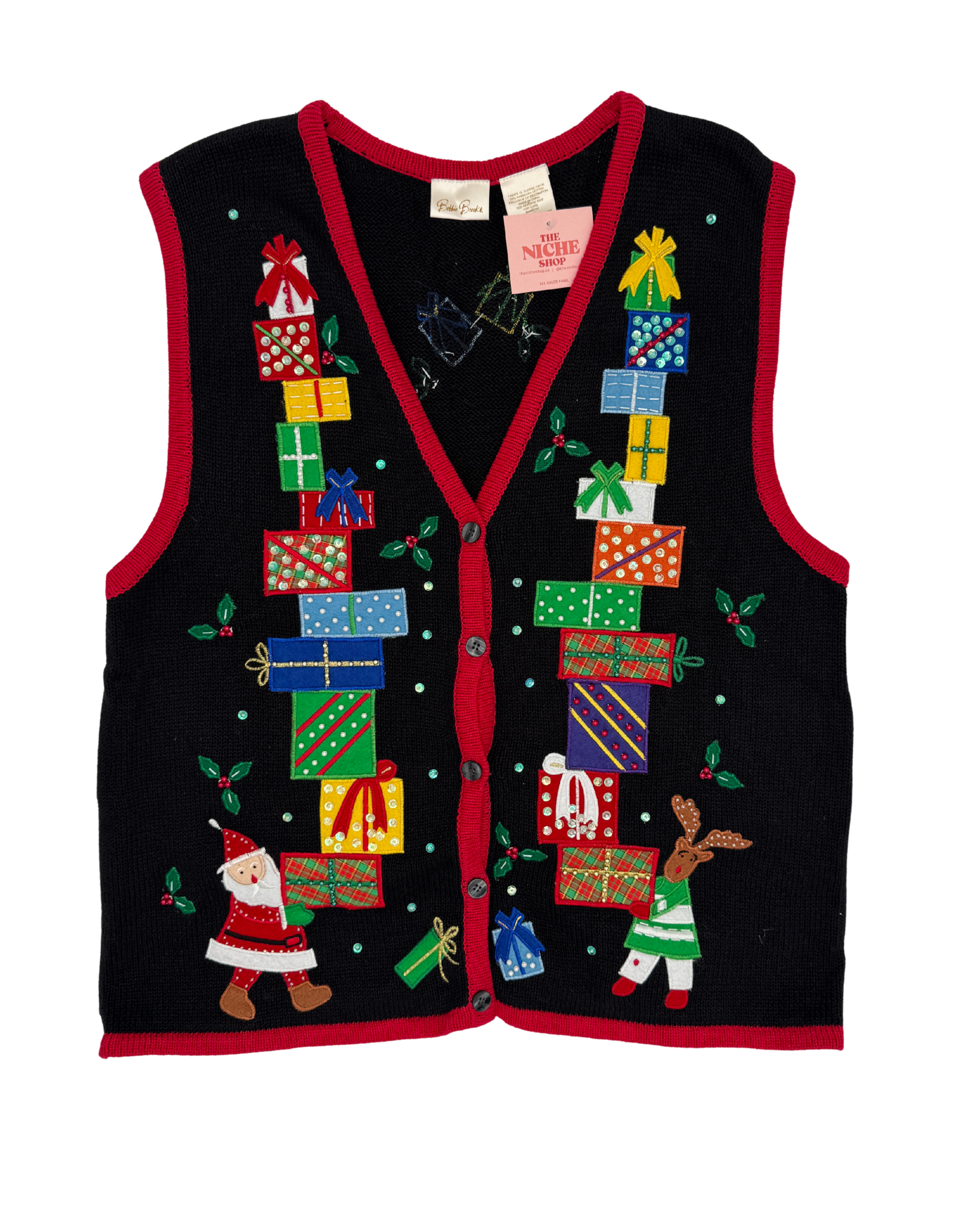 Bobbie Brooks Gift Sweater Vest