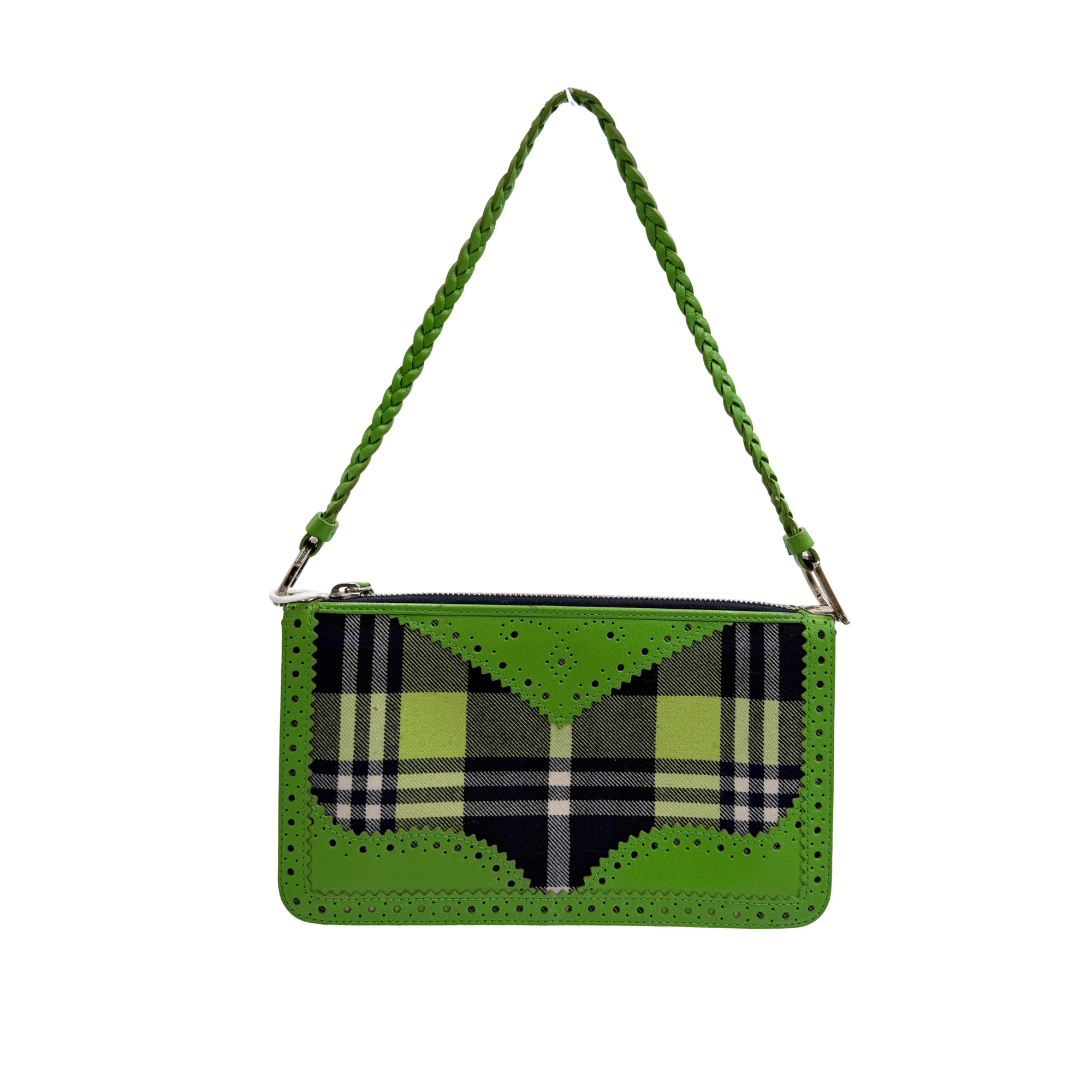Dior Green Plaid Canvas D'Trick