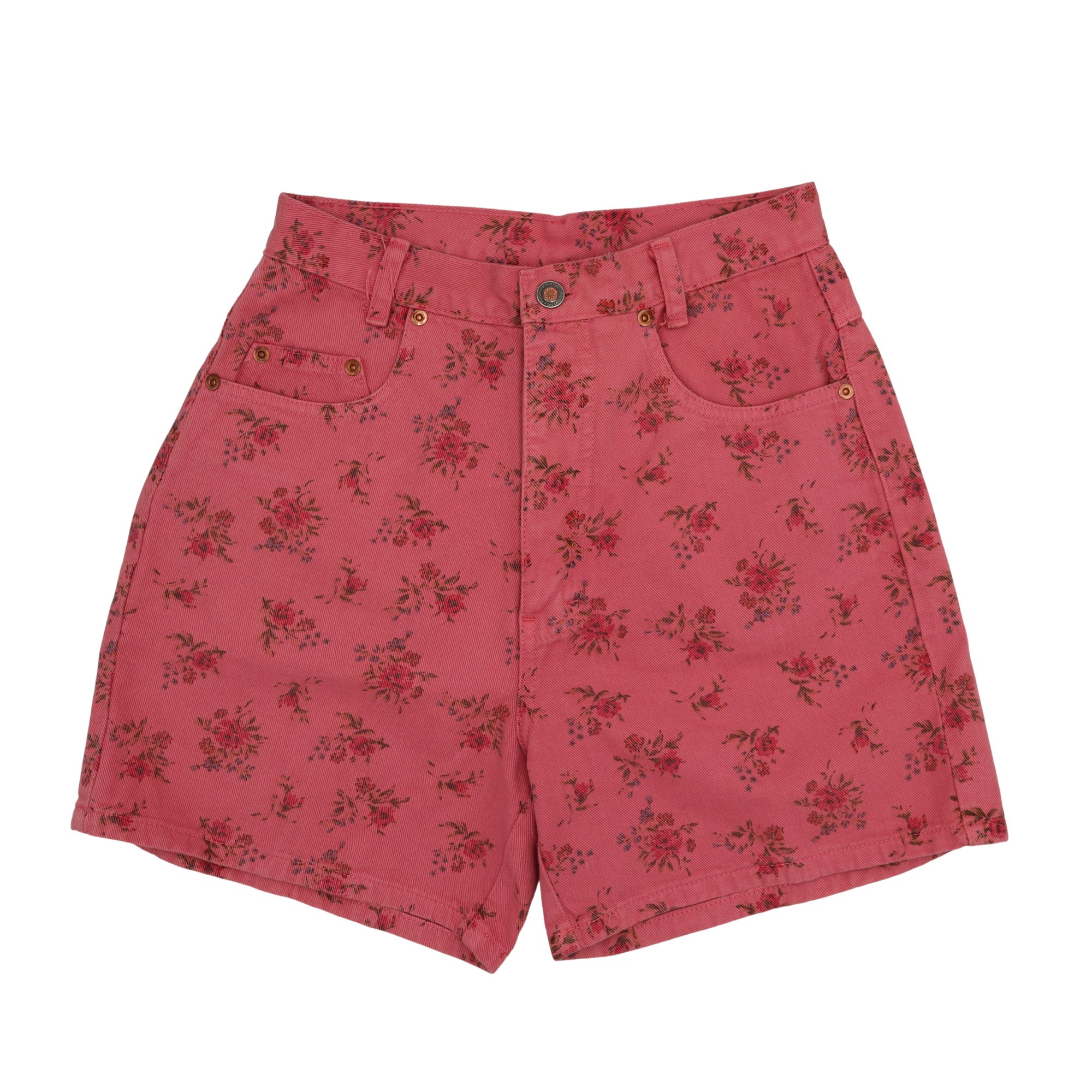 B. Moss Pink Jean Shorts