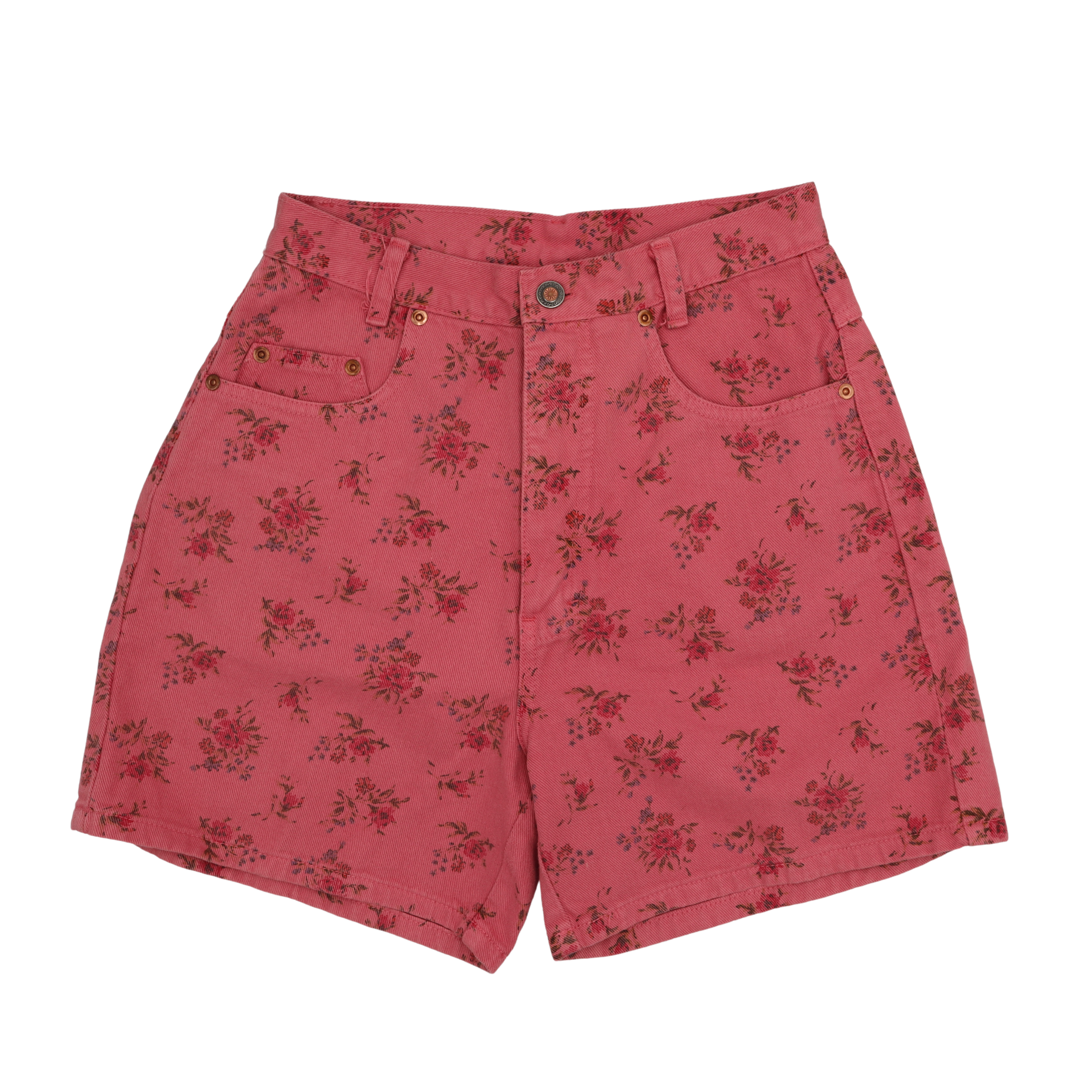 B. Moss Pink Jean Shorts