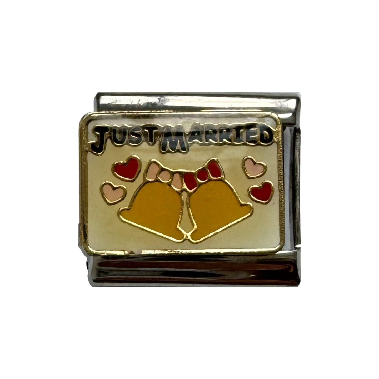 Just Married Italian Charm