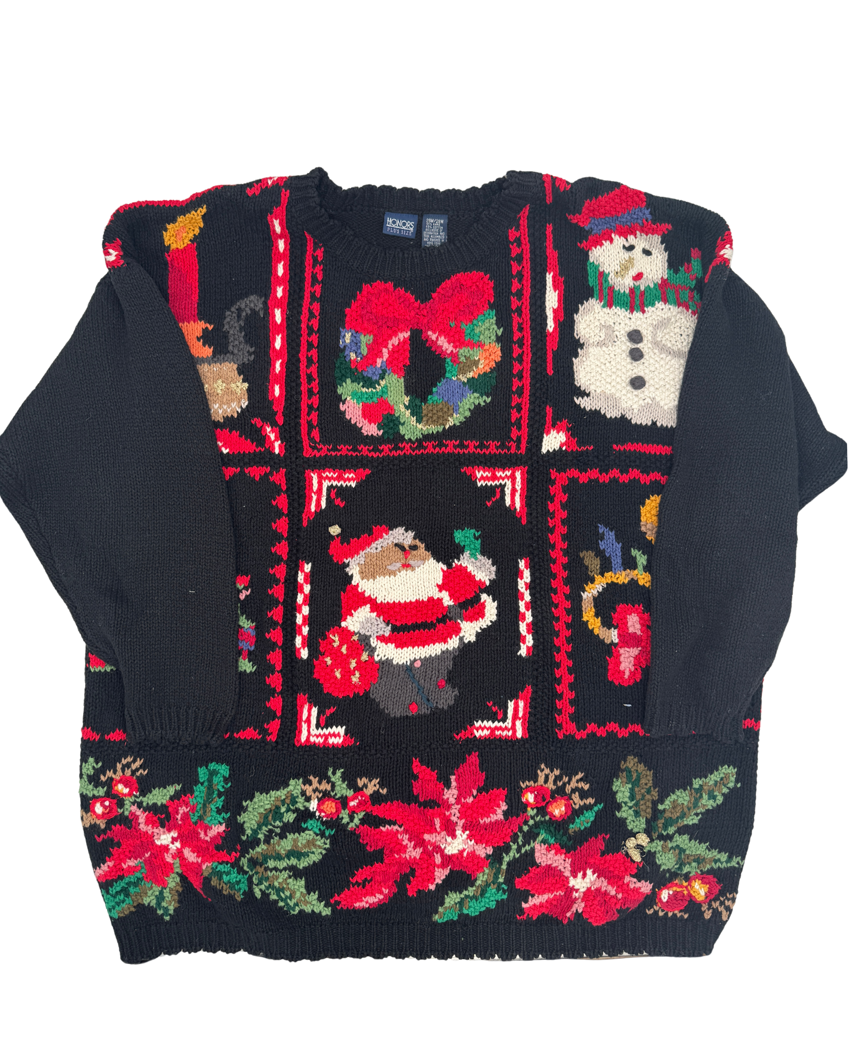 Honors Black Holiday Sweater