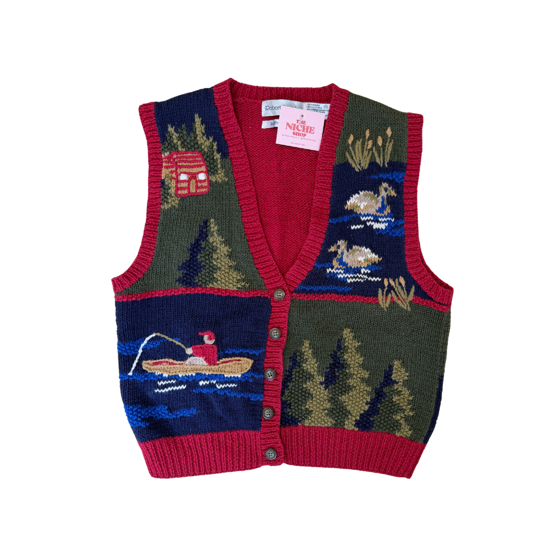 Robert Scott LTD Handknit Vest