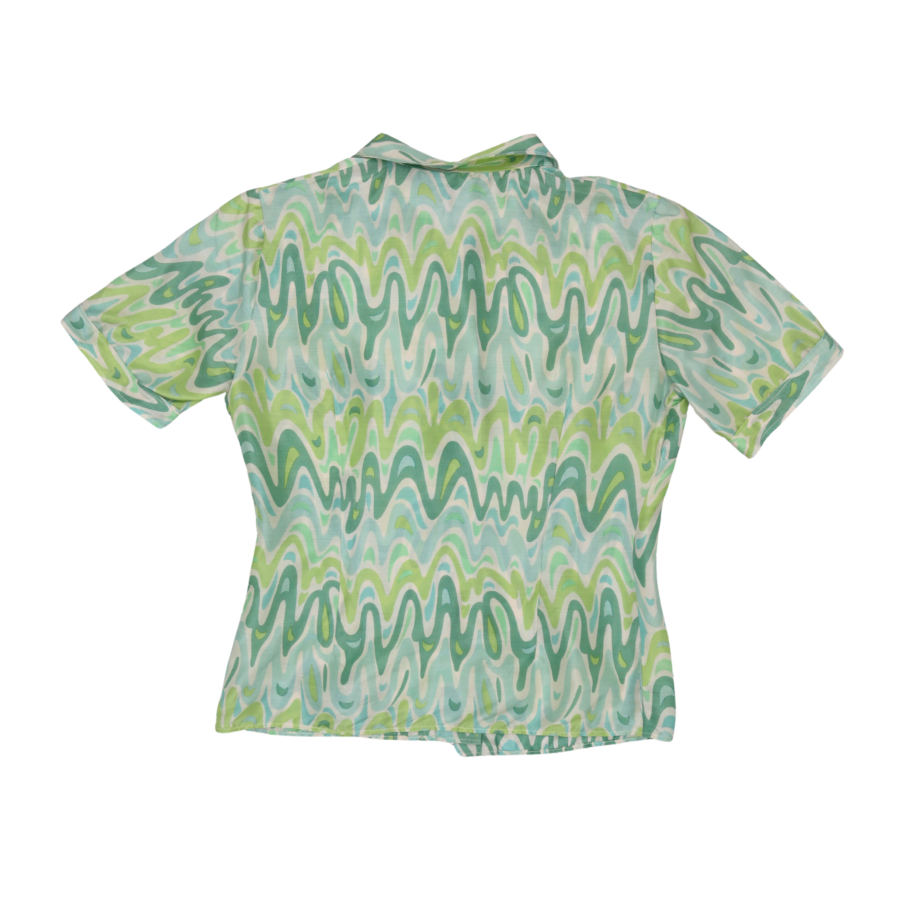 Green Patterned Top