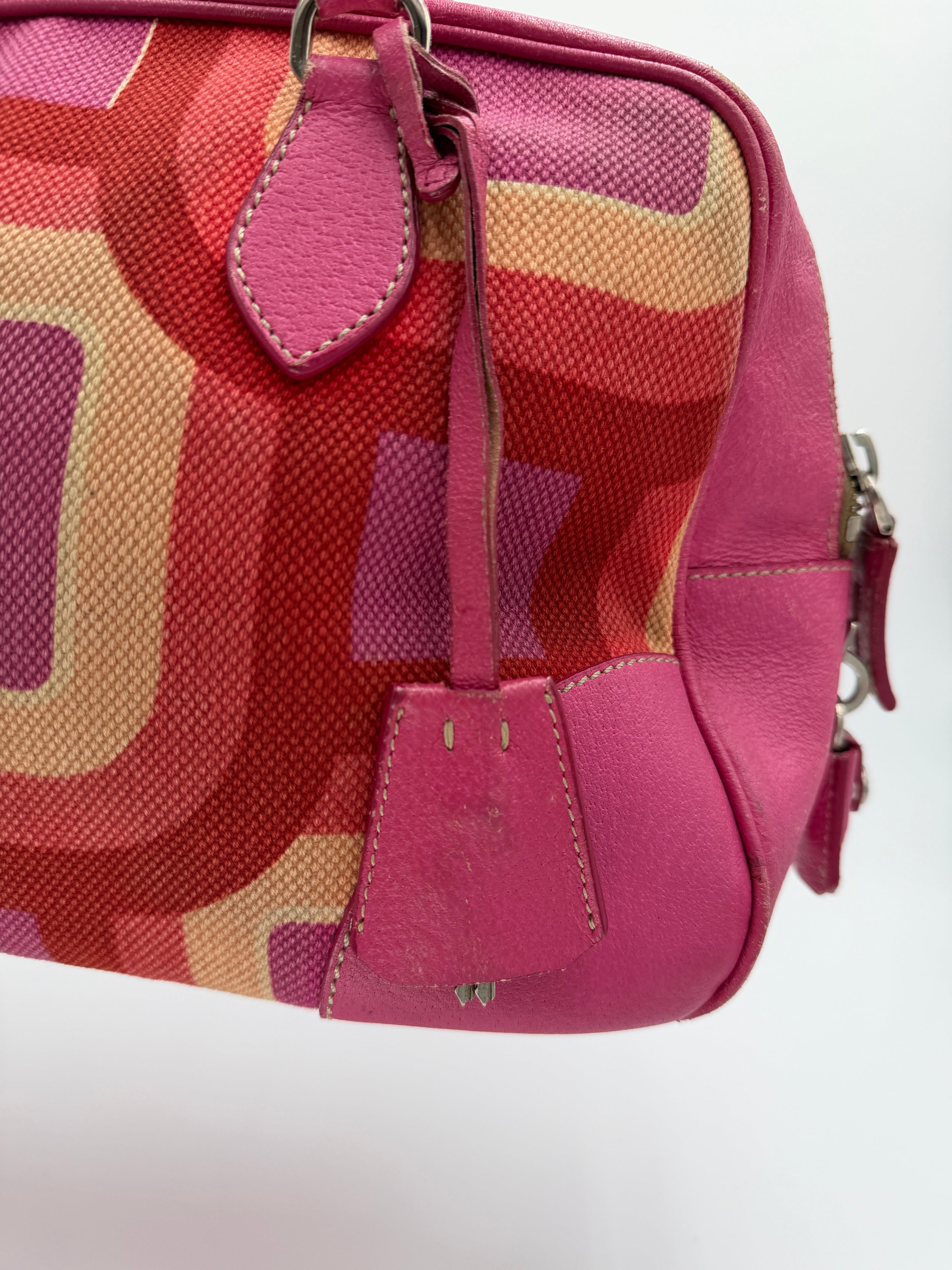 Prada Canapa Stampata Shoulder Bag