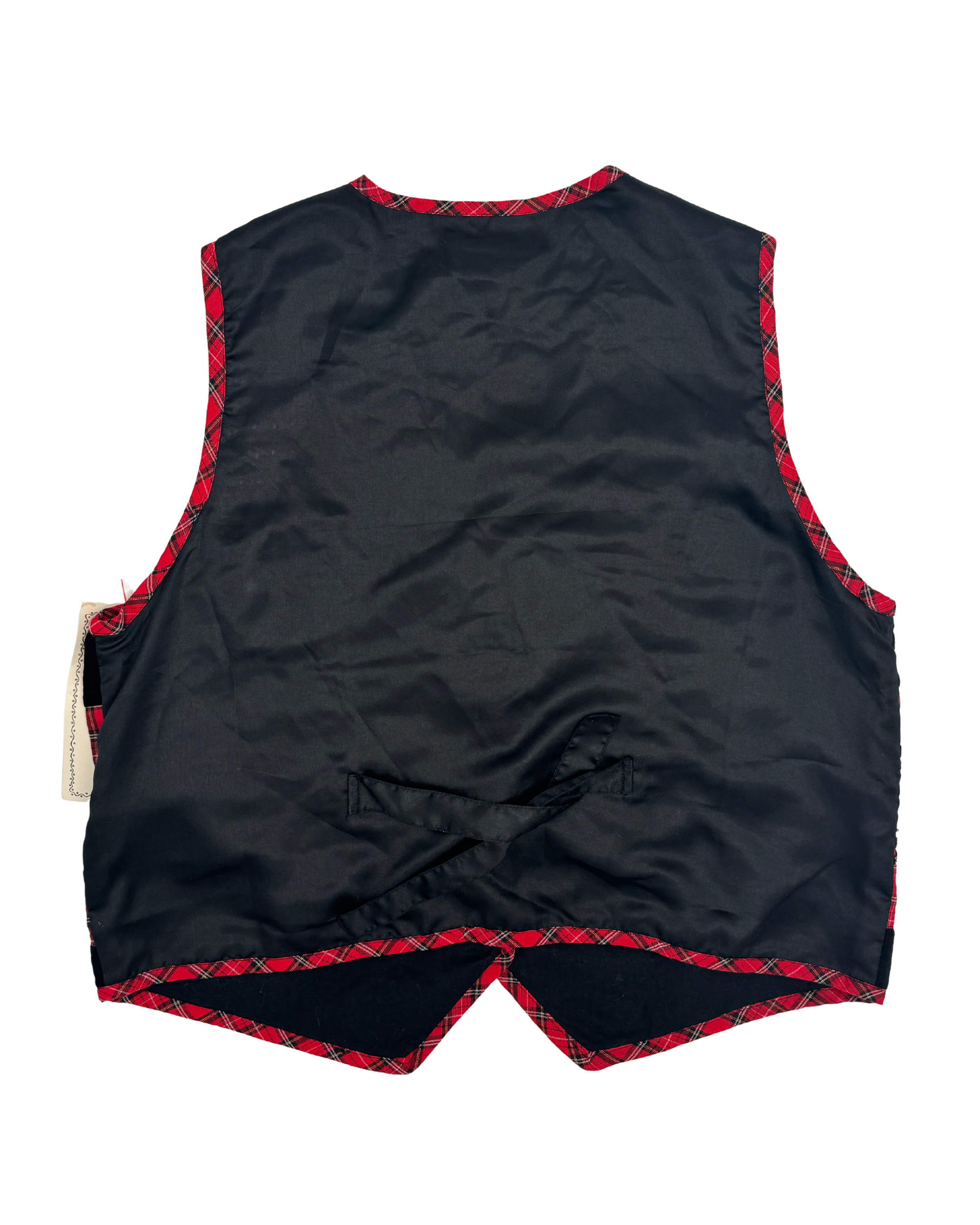 TanTrums Red Black Holly Vest