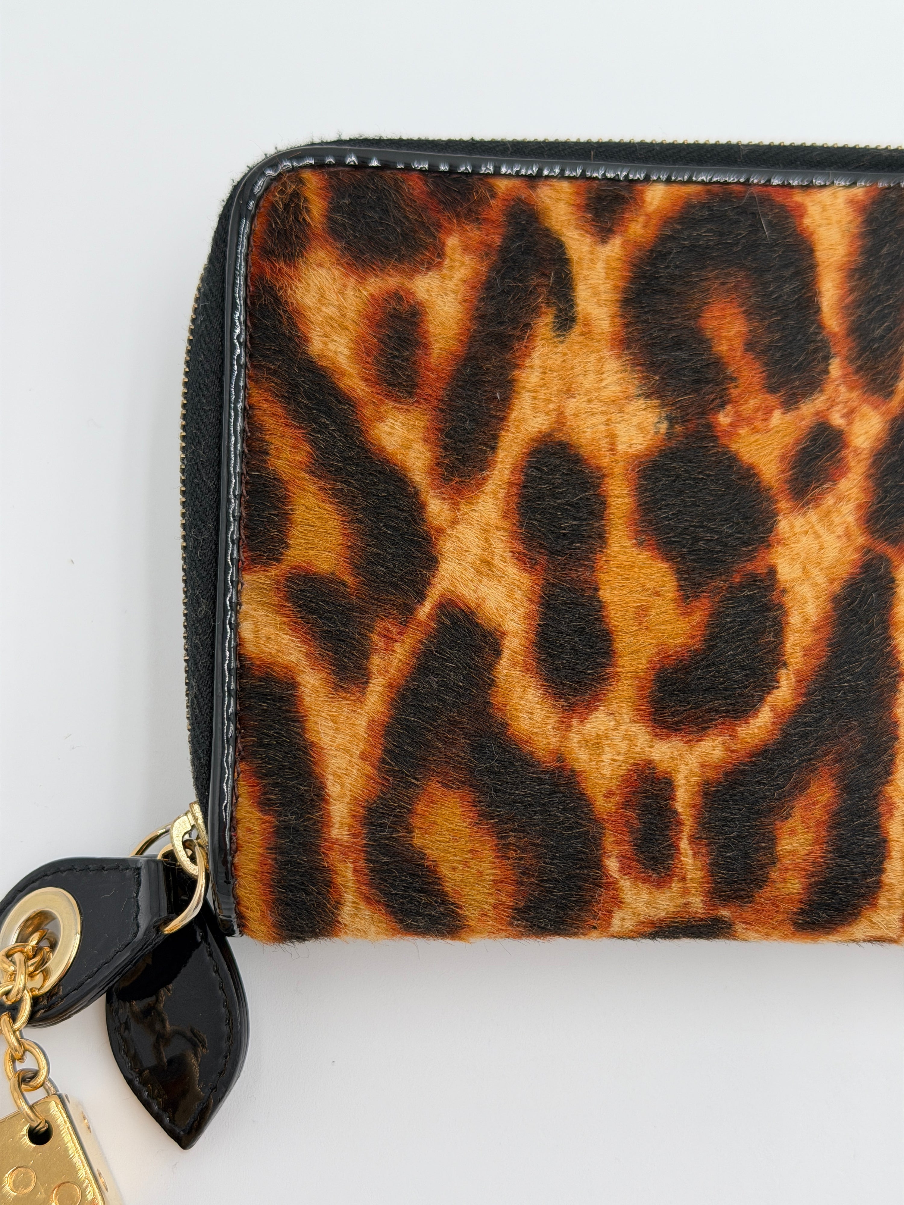 Dior Dice Leopard Wallet
