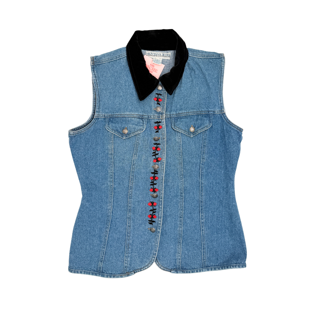 Montana Blues Denim Vest Top