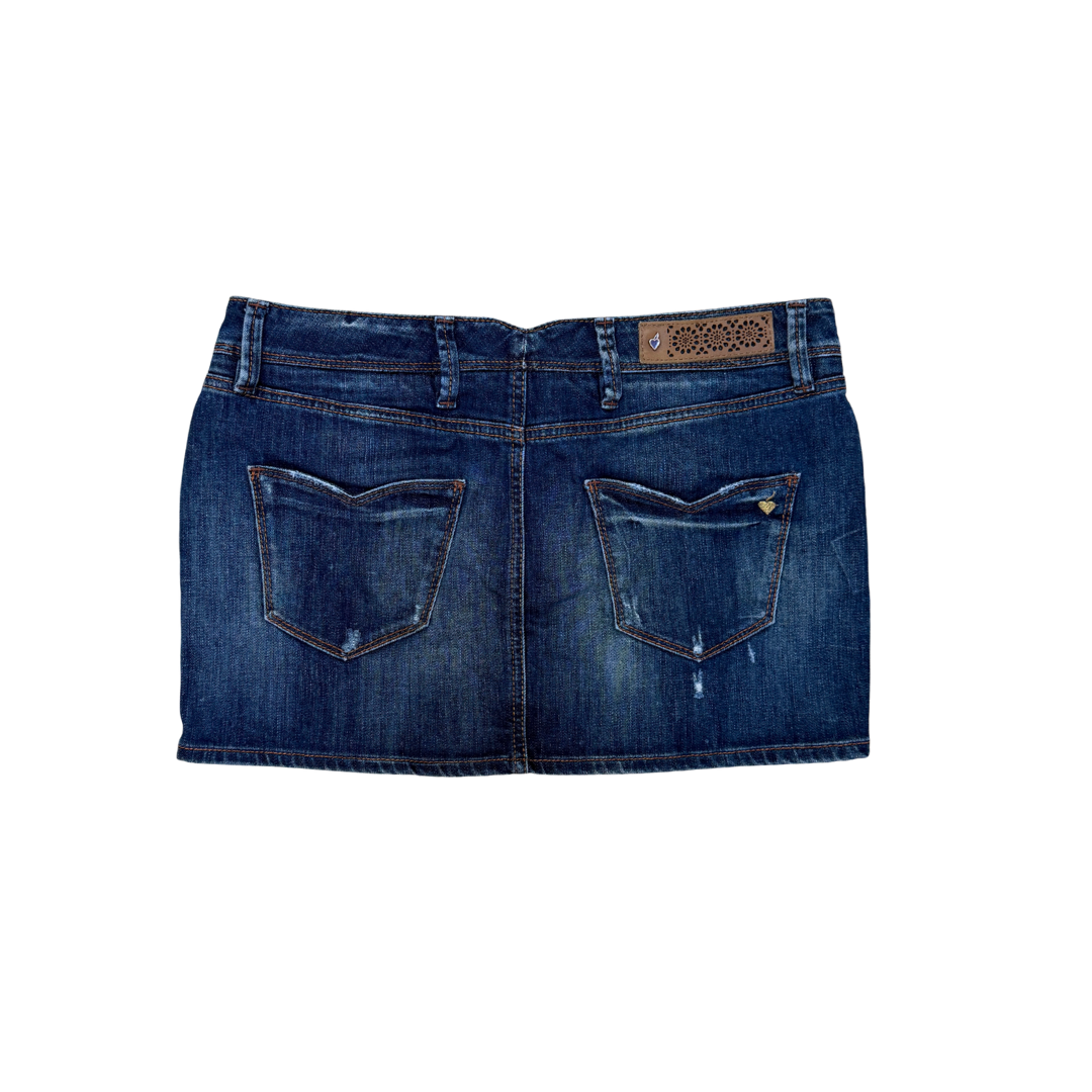 Playlife Denim Mini Skirt