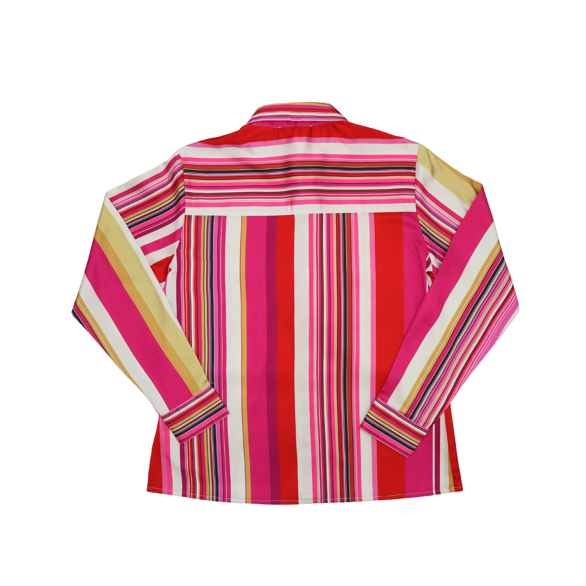 Fuego Woman Silk Striped Top