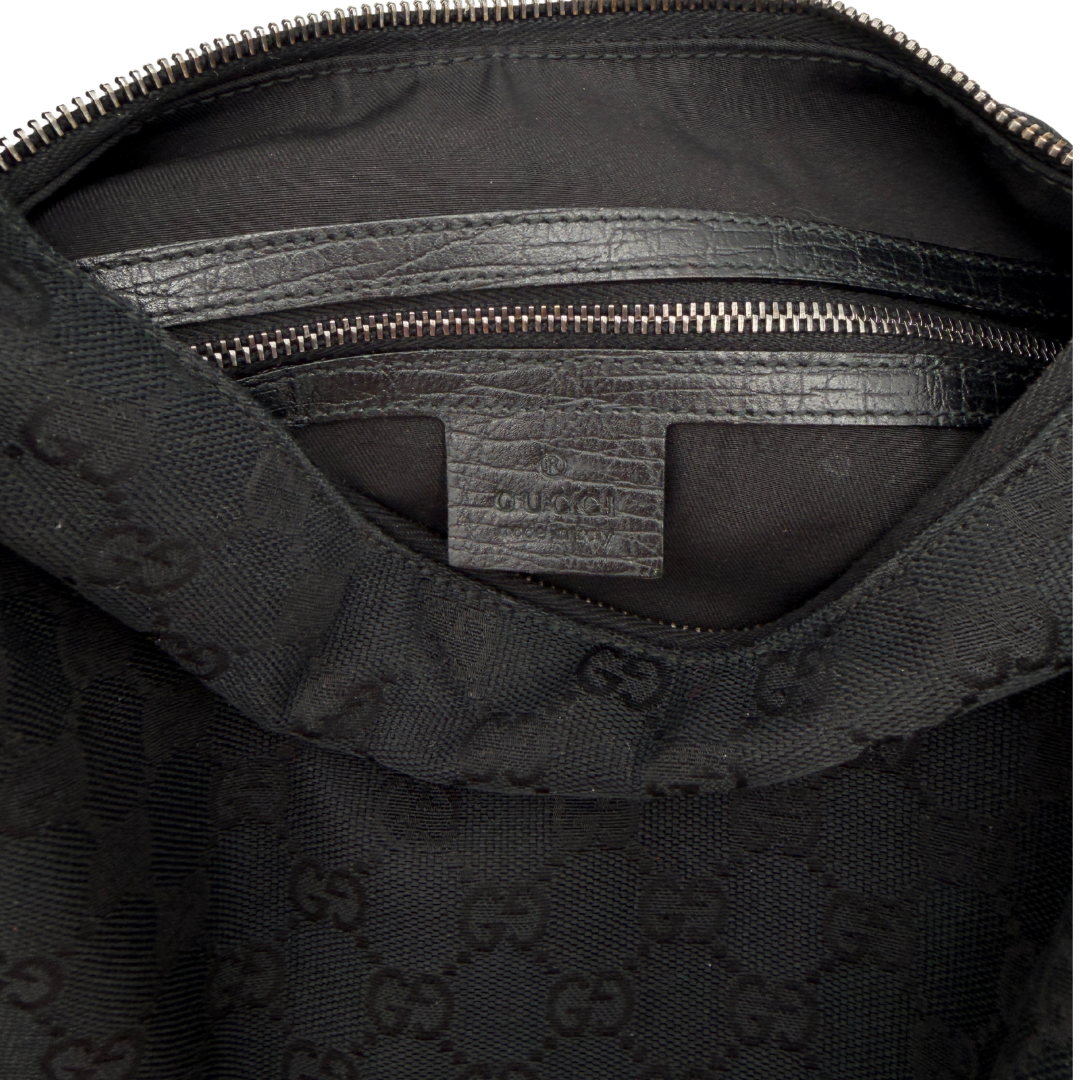 Gucci GG Black Horsebit Bag