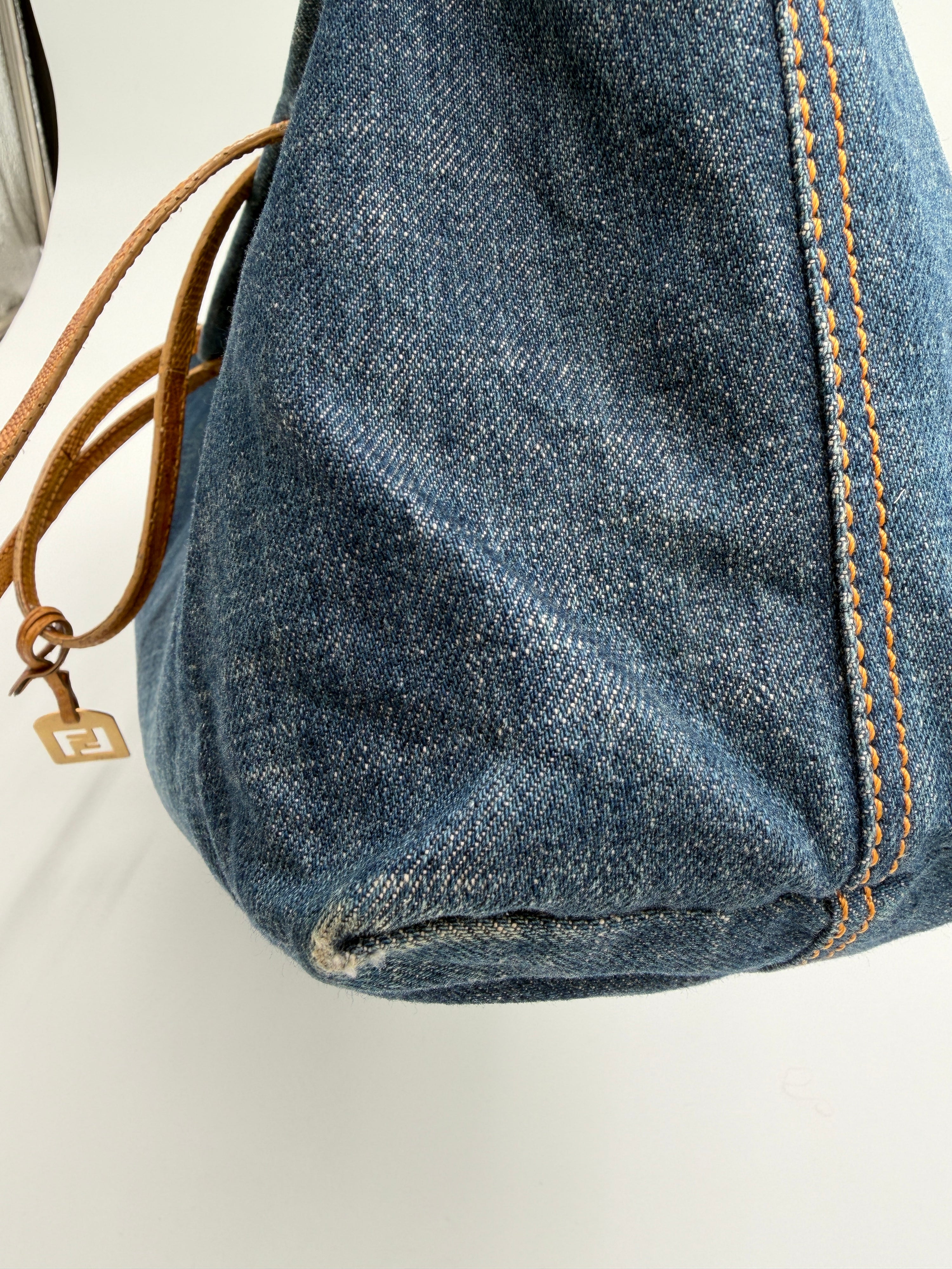 Fendi Denim Tote Bag