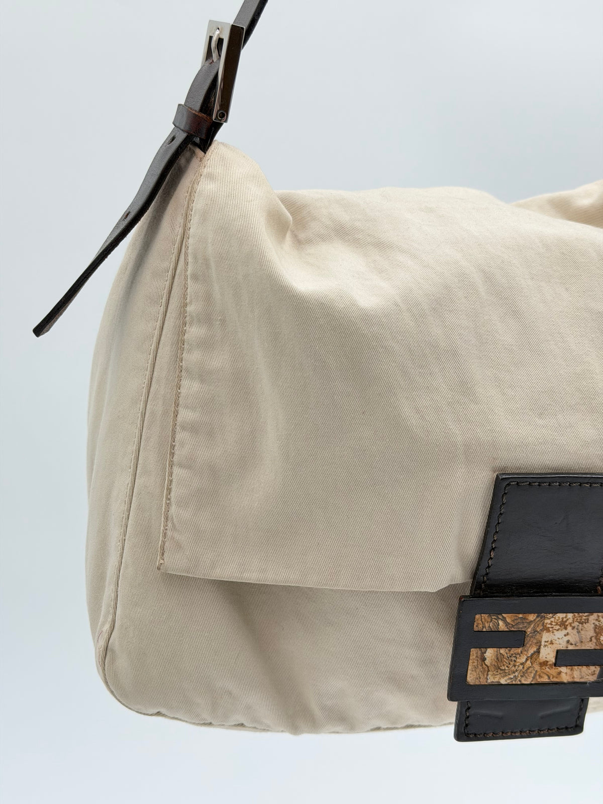 Fendi Canvas Mama Baguette