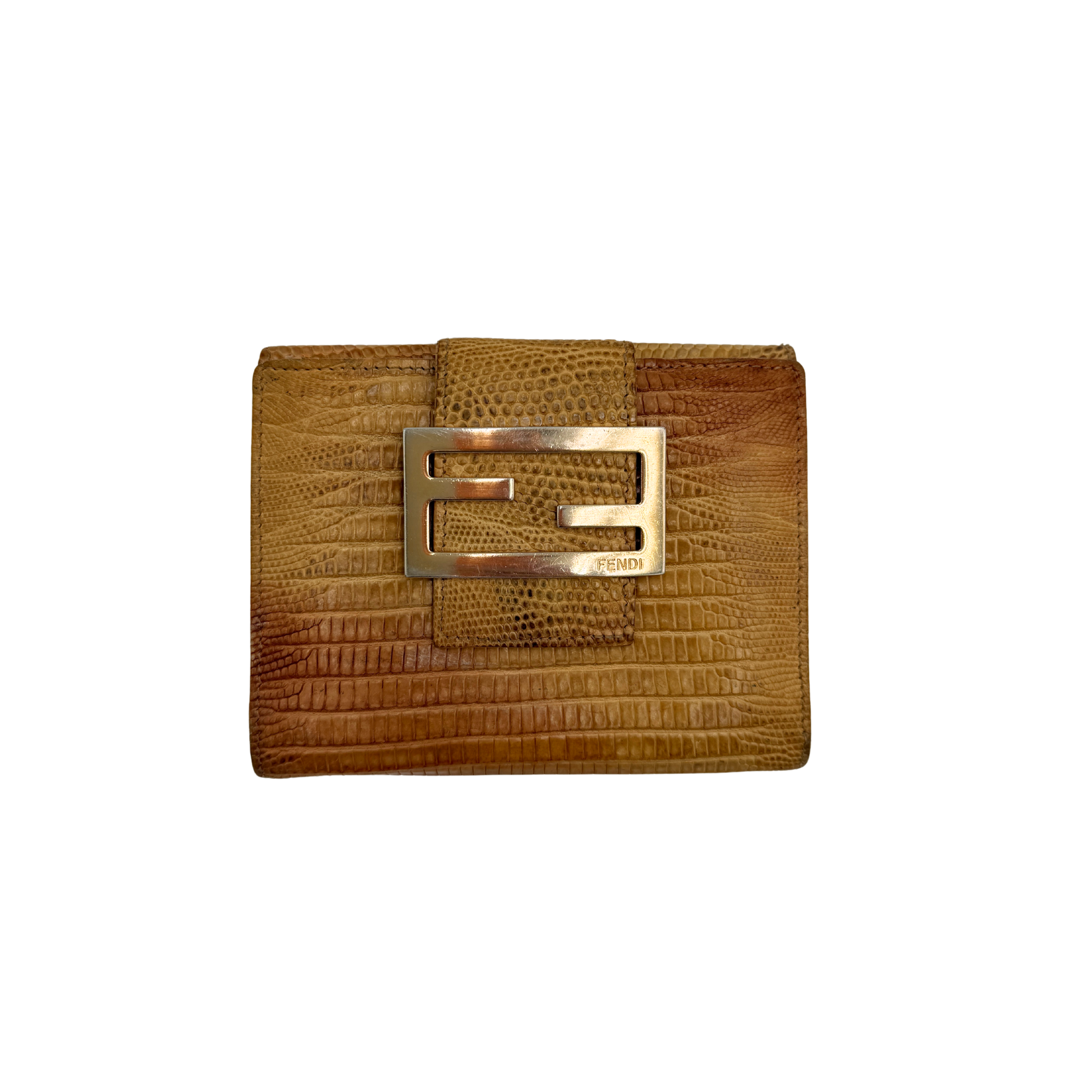 Fendi Lizard Logo Wallet