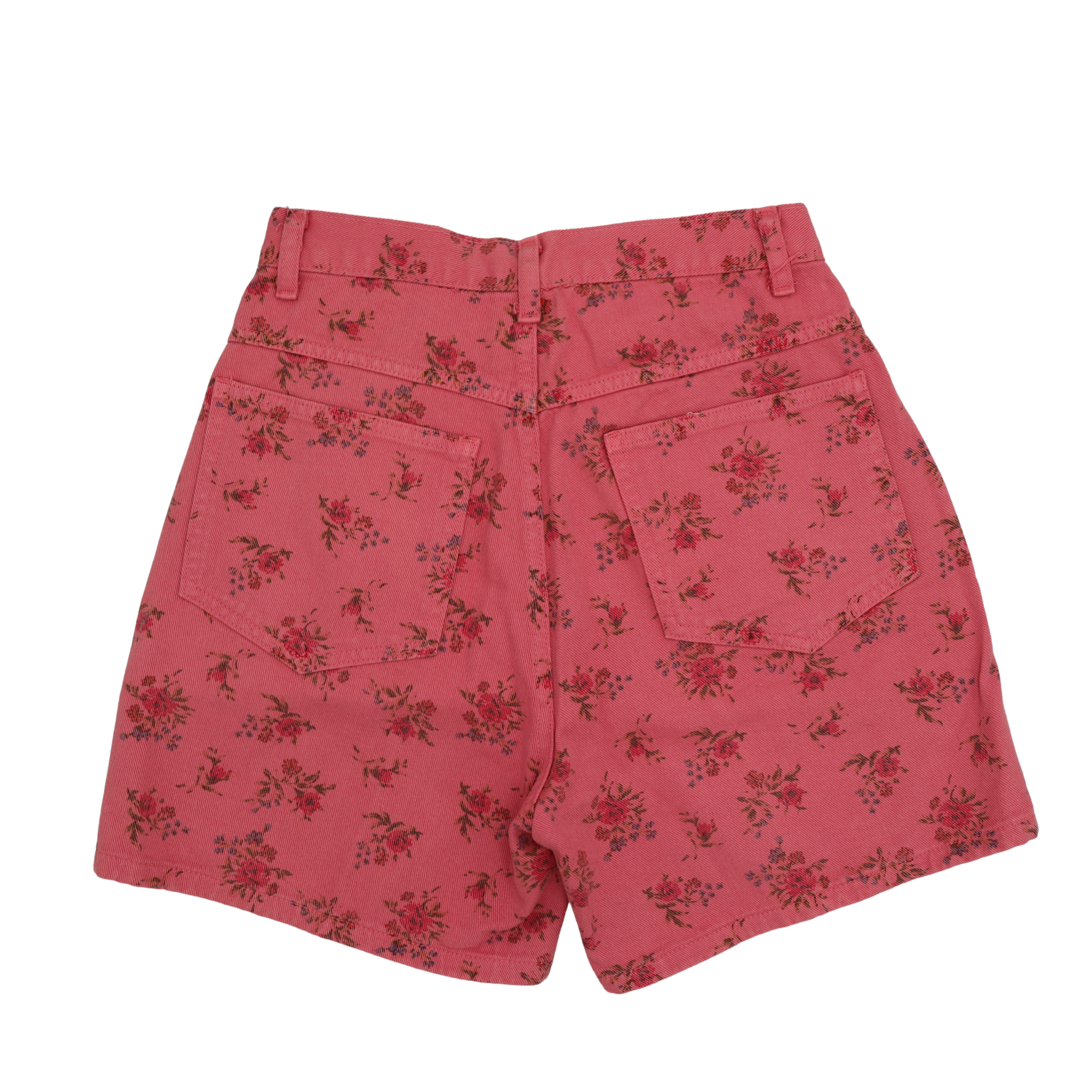 B. Moss Pink Jean Shorts