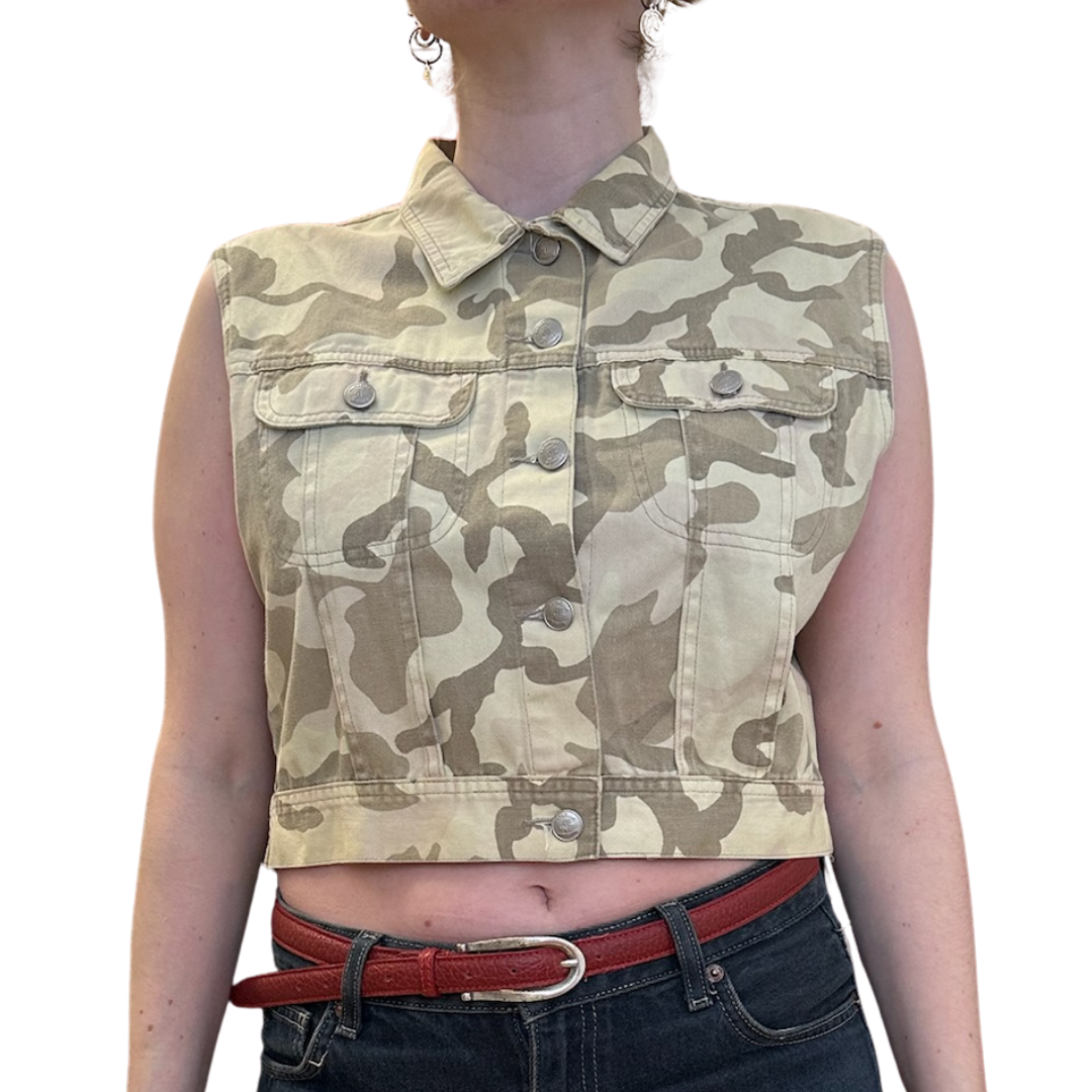 Rafaella Jeans Camo Vest
