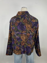 Load image into Gallery viewer, Briggs New York Purple Flower Top
