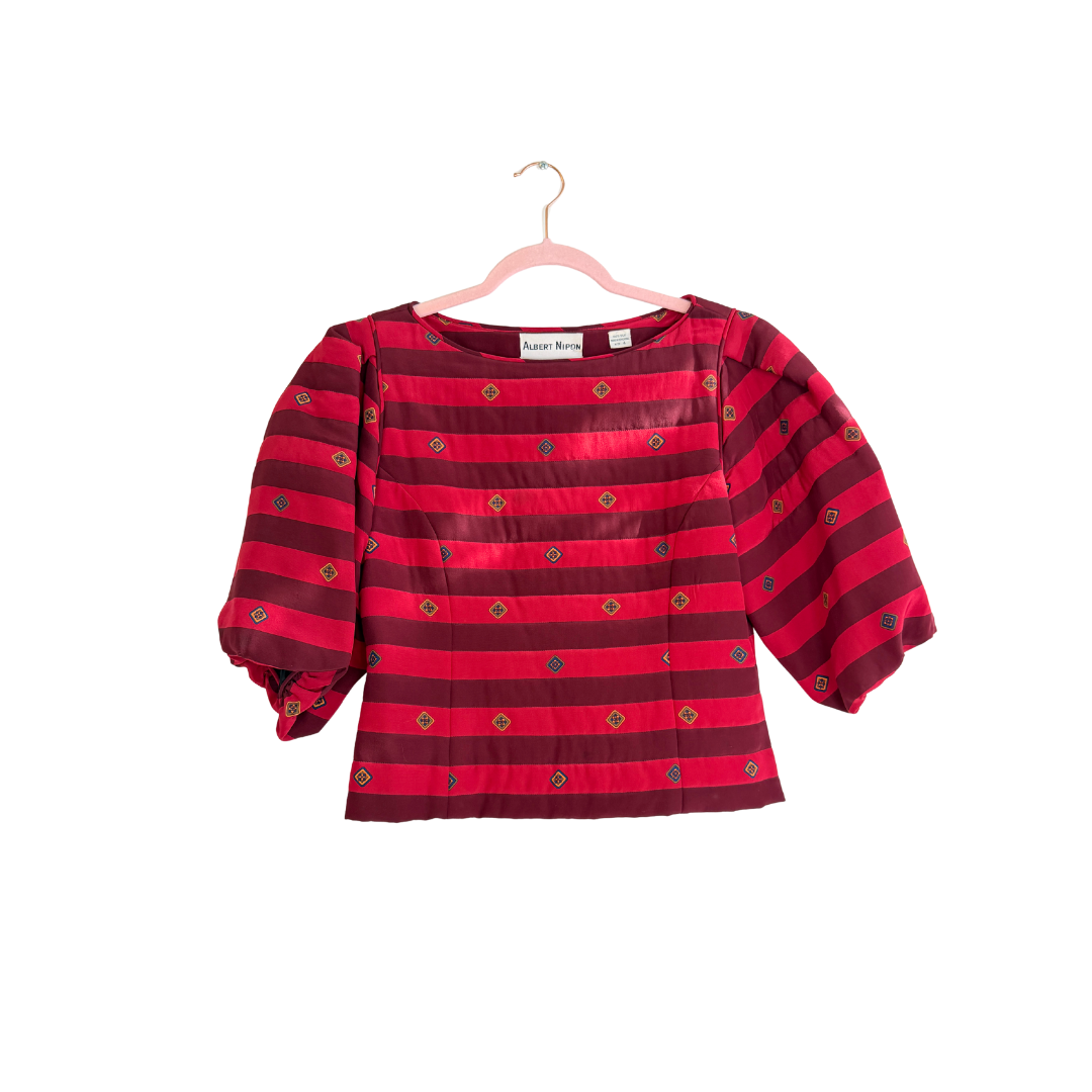 Albert Nipon Silk Top