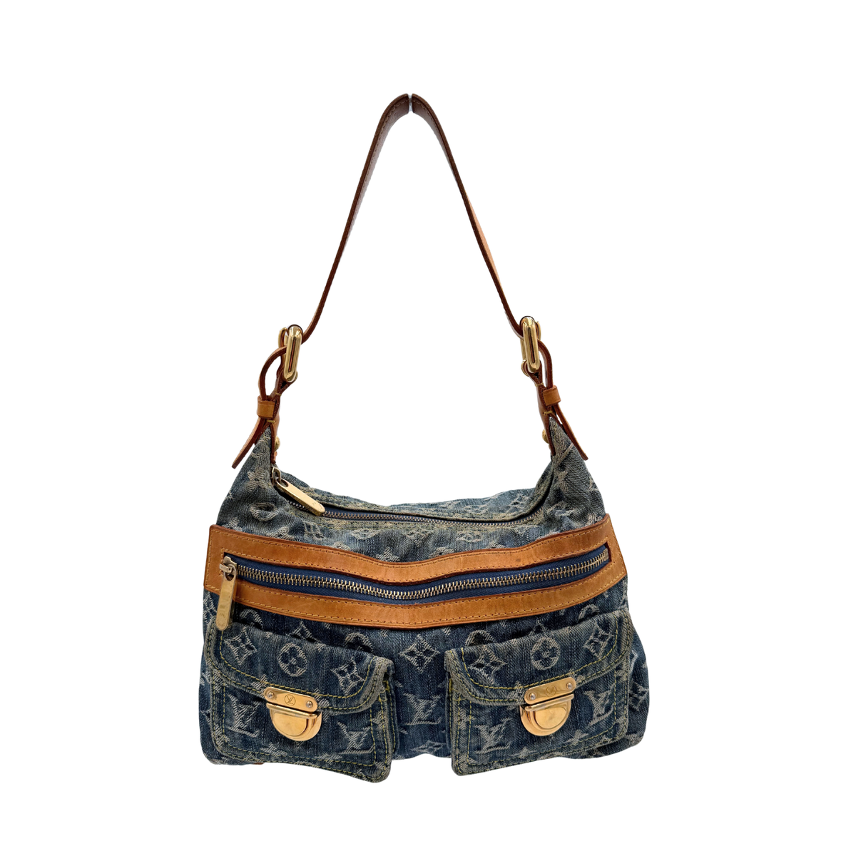 Louis Vuitton Monogram Denim Baggy PM