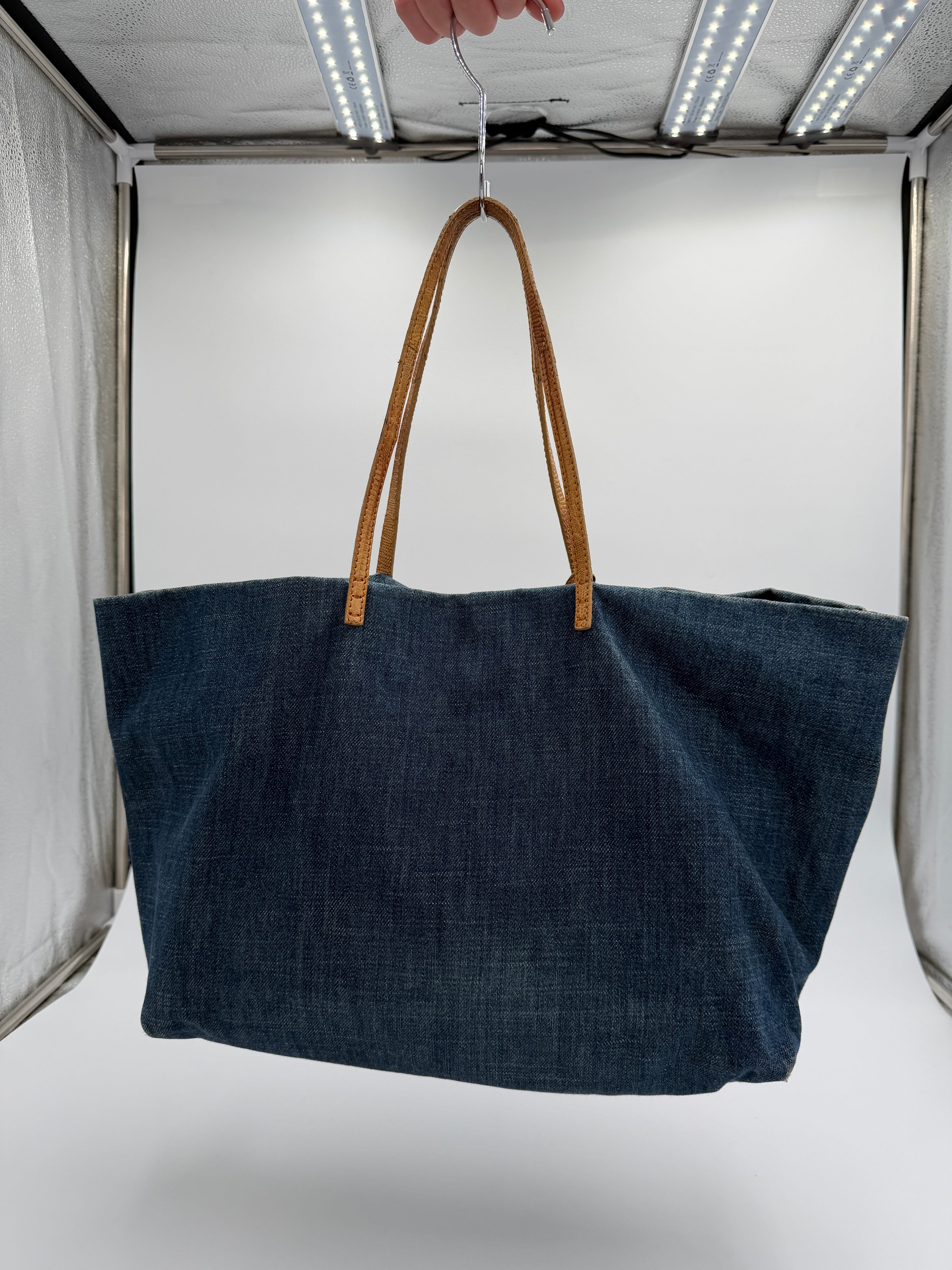 Fendi Denim Tote Bag