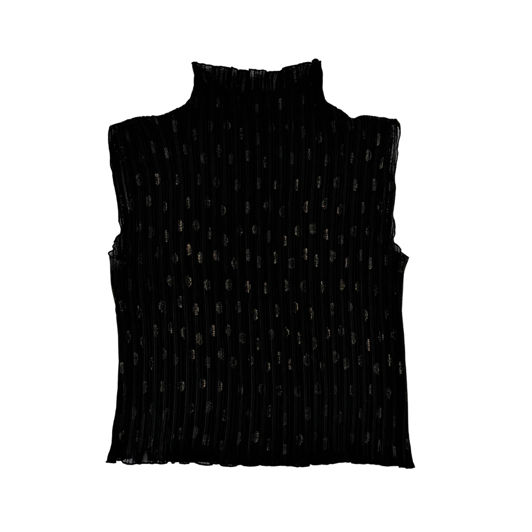 E.K. Designs Pleat Tank Top