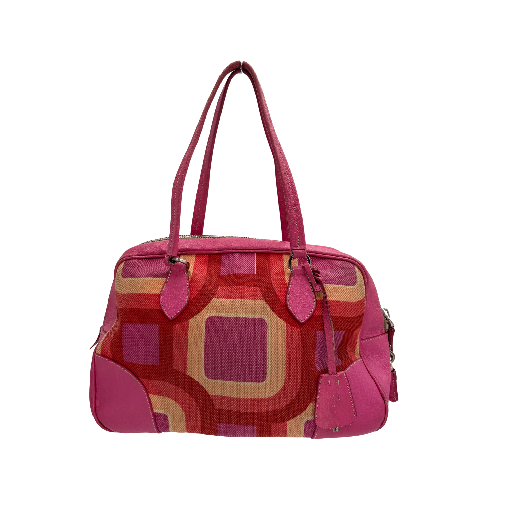 Prada Canapa Stampata Shoulder Bag