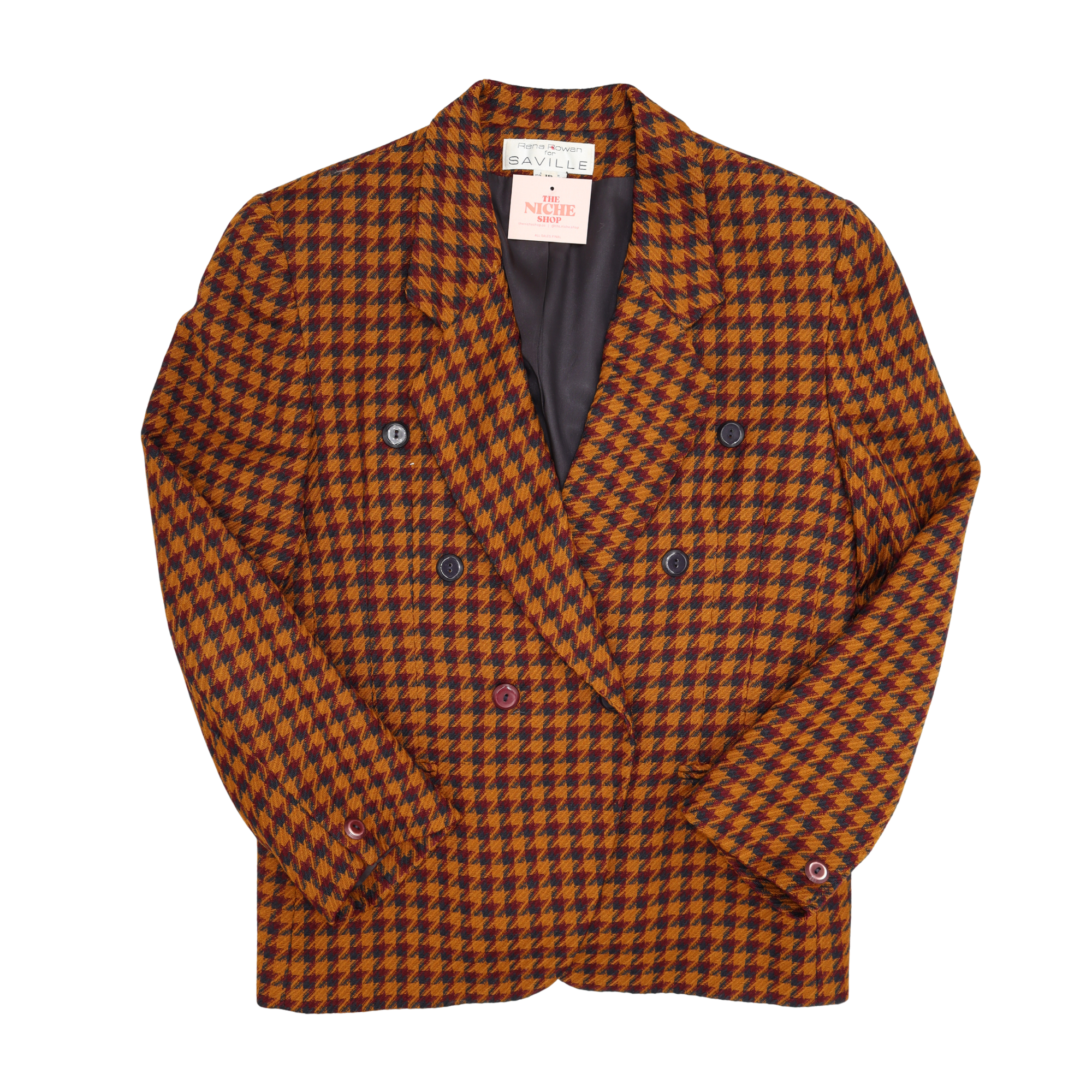Rena Rowan Houndstooth Blazer