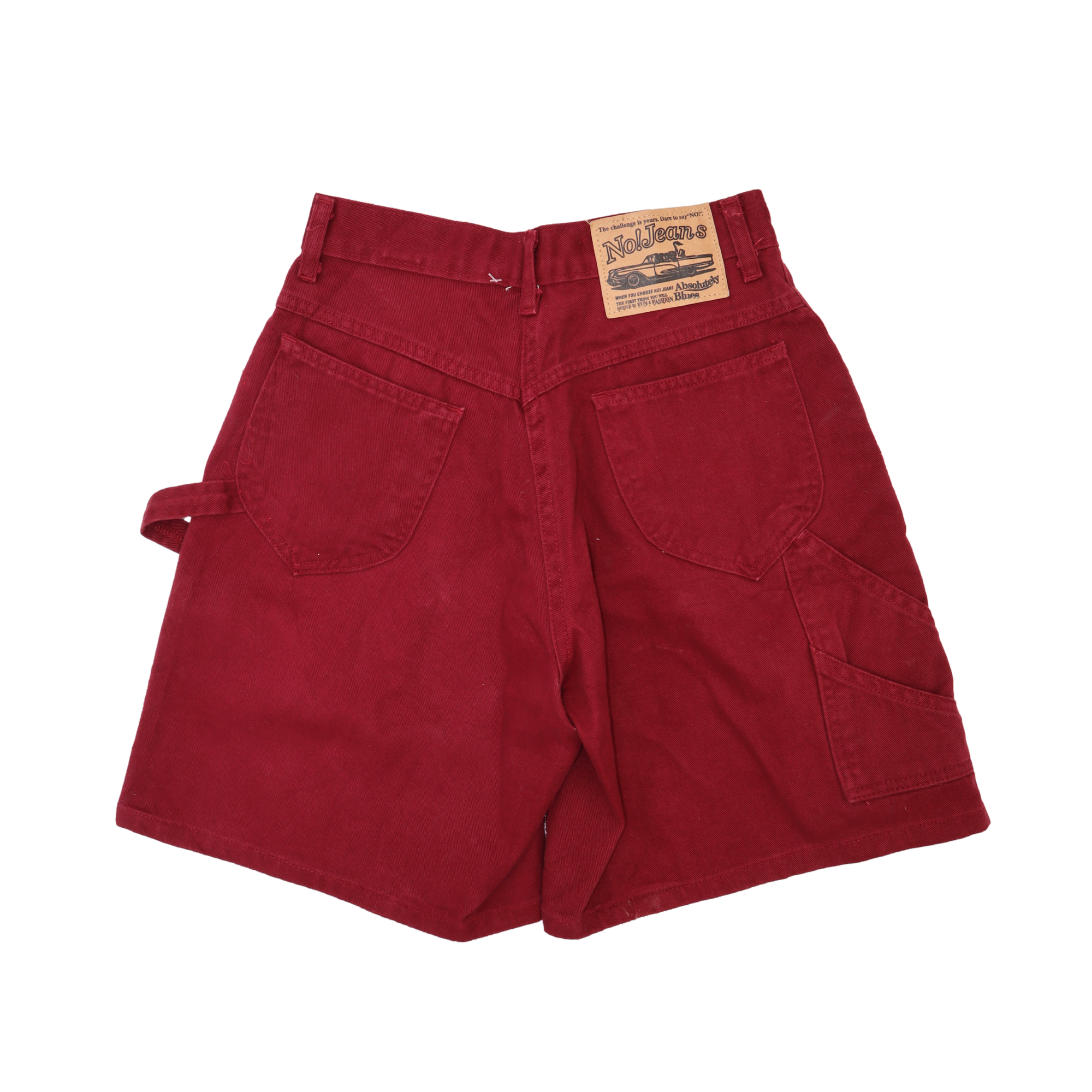 No! Jeans Absolutely Blues Maroon Shorts