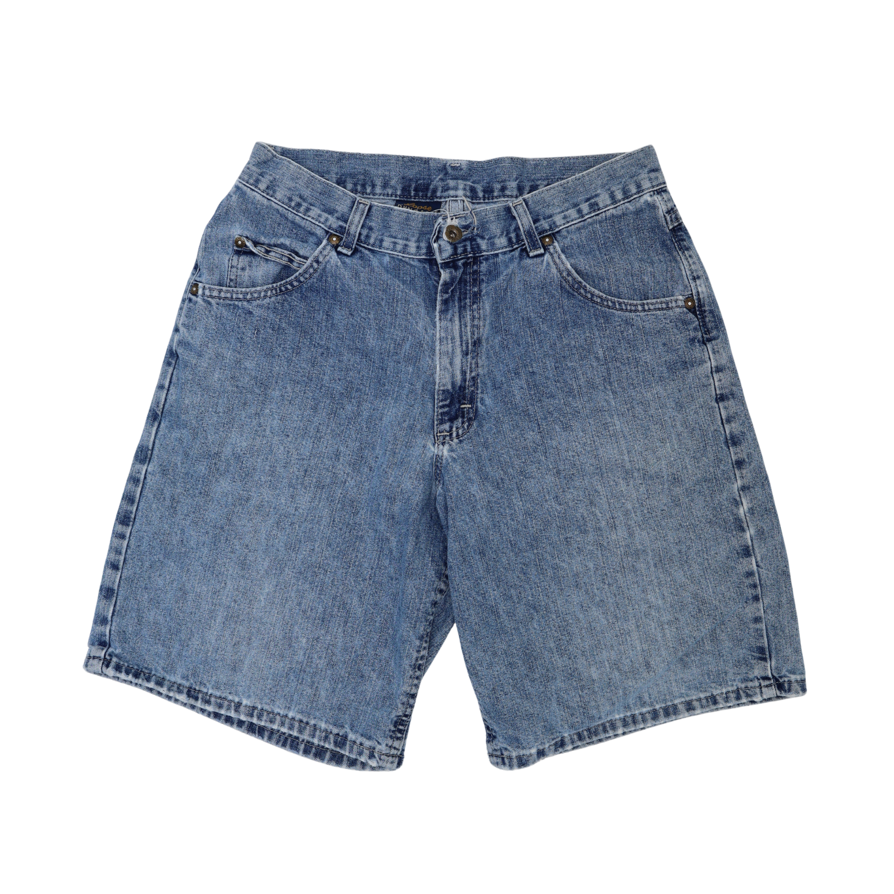 Lee Dungaree Jean Shorts