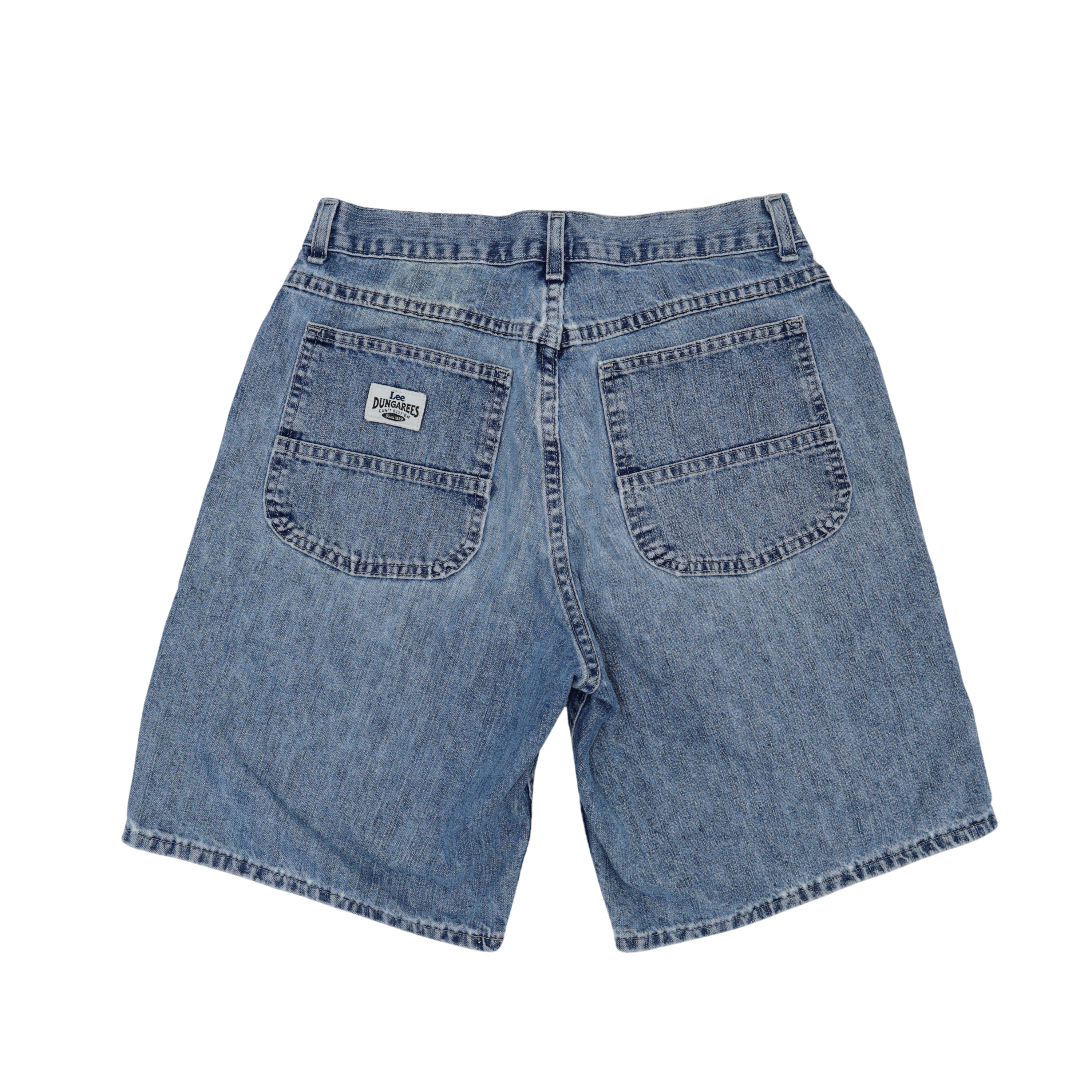 Lee Dungaree Jean Shorts