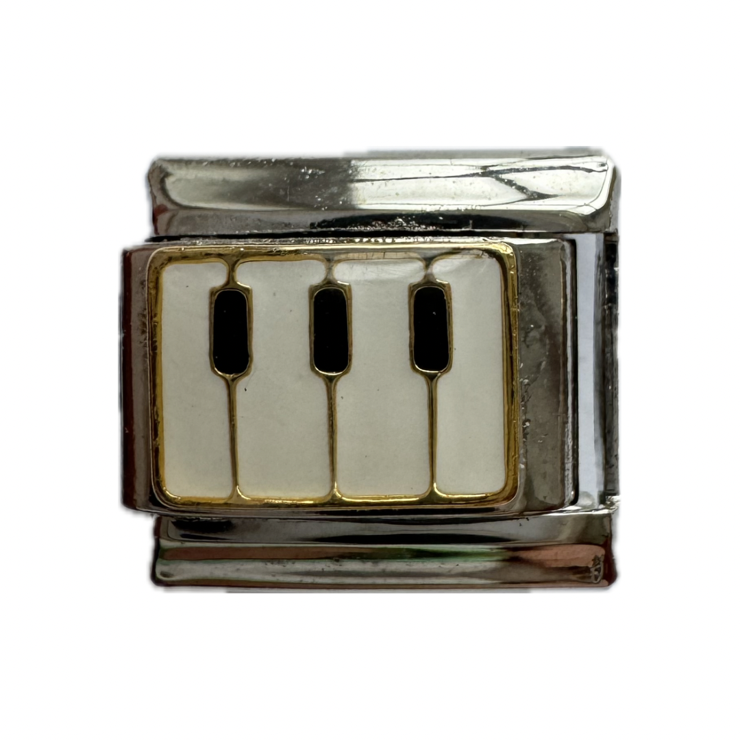 Piano Keys Italian Charm