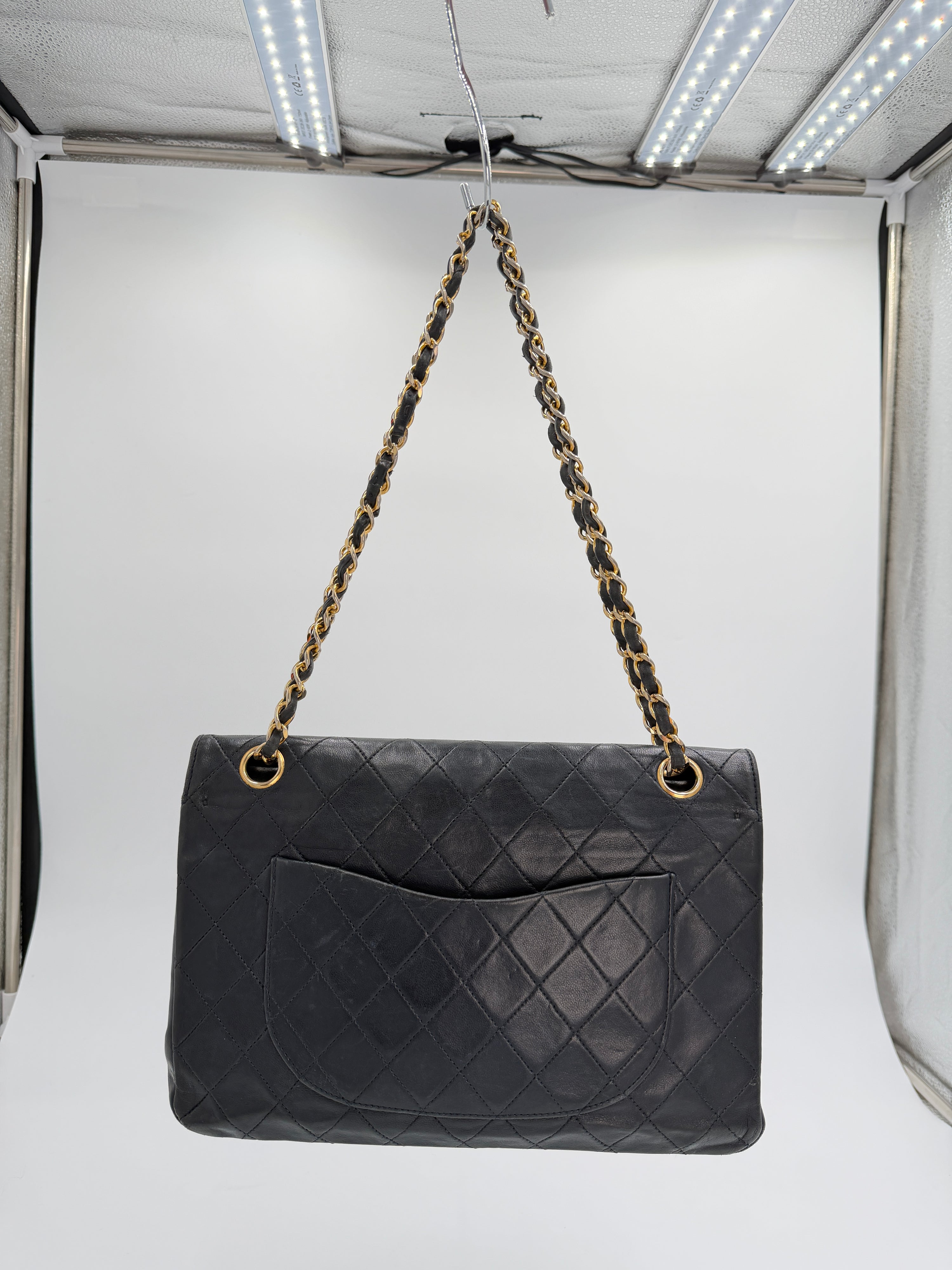 Chanel Navy Double Flap Bag