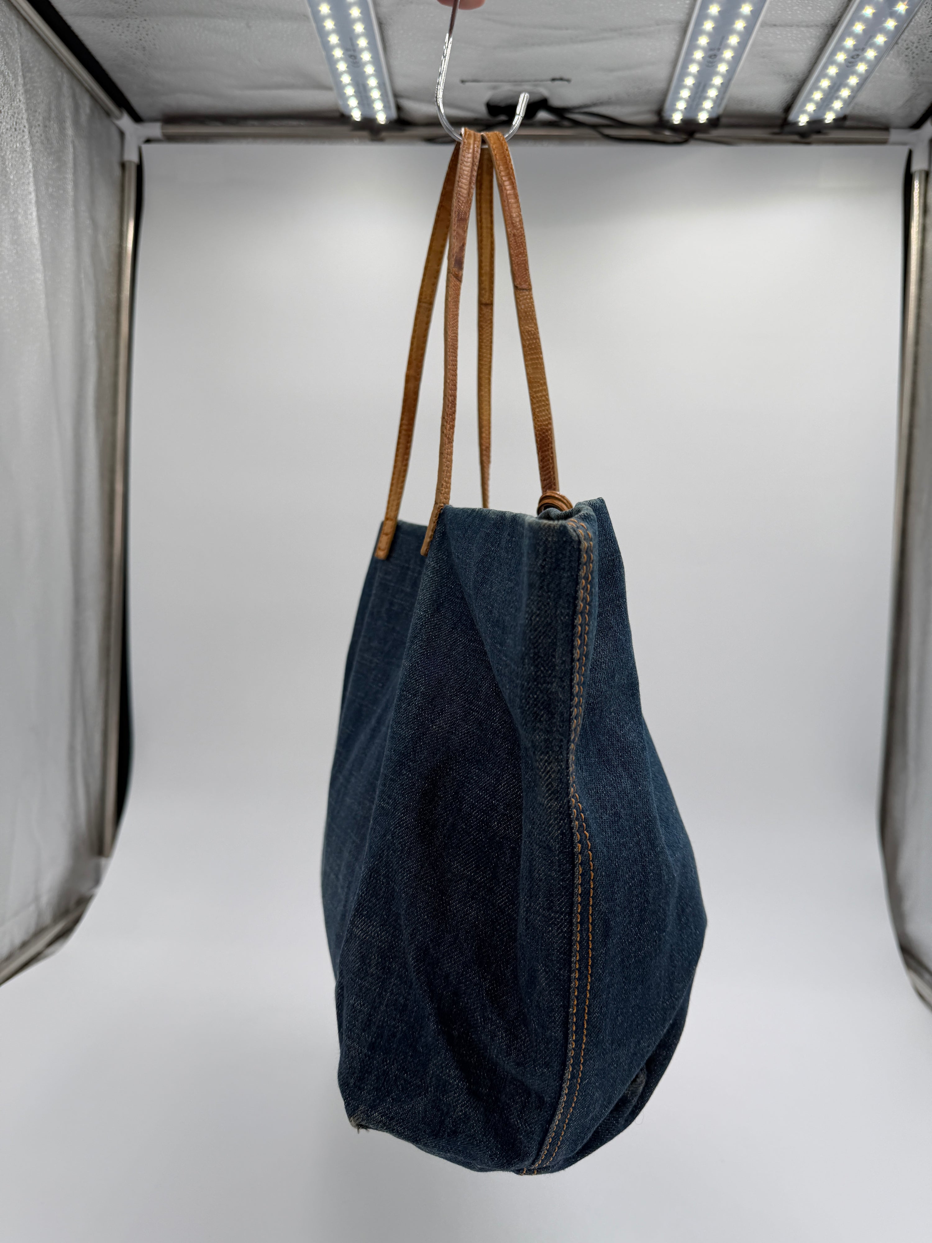 Fendi Denim Tote Bag
