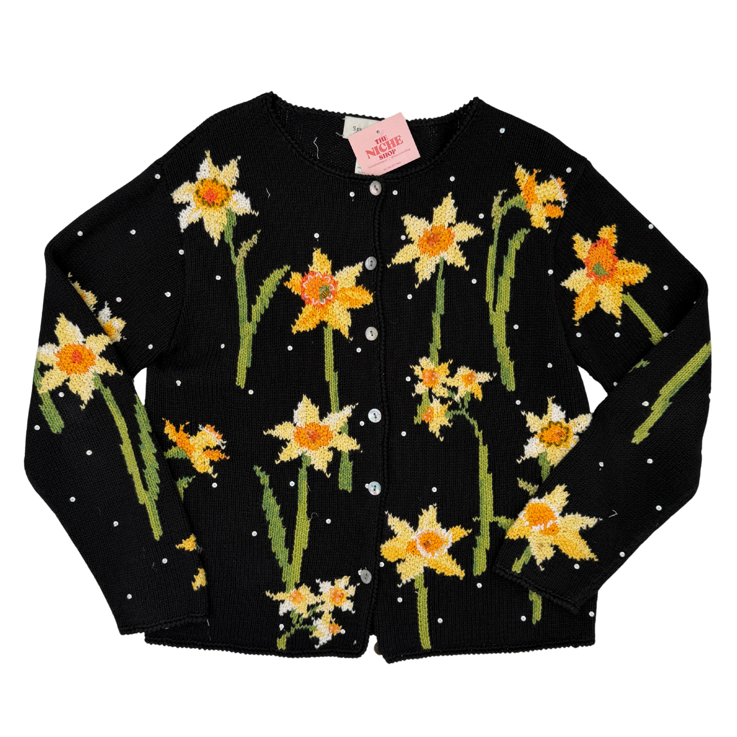 Susan Bristol Daffodil Knit Sweater