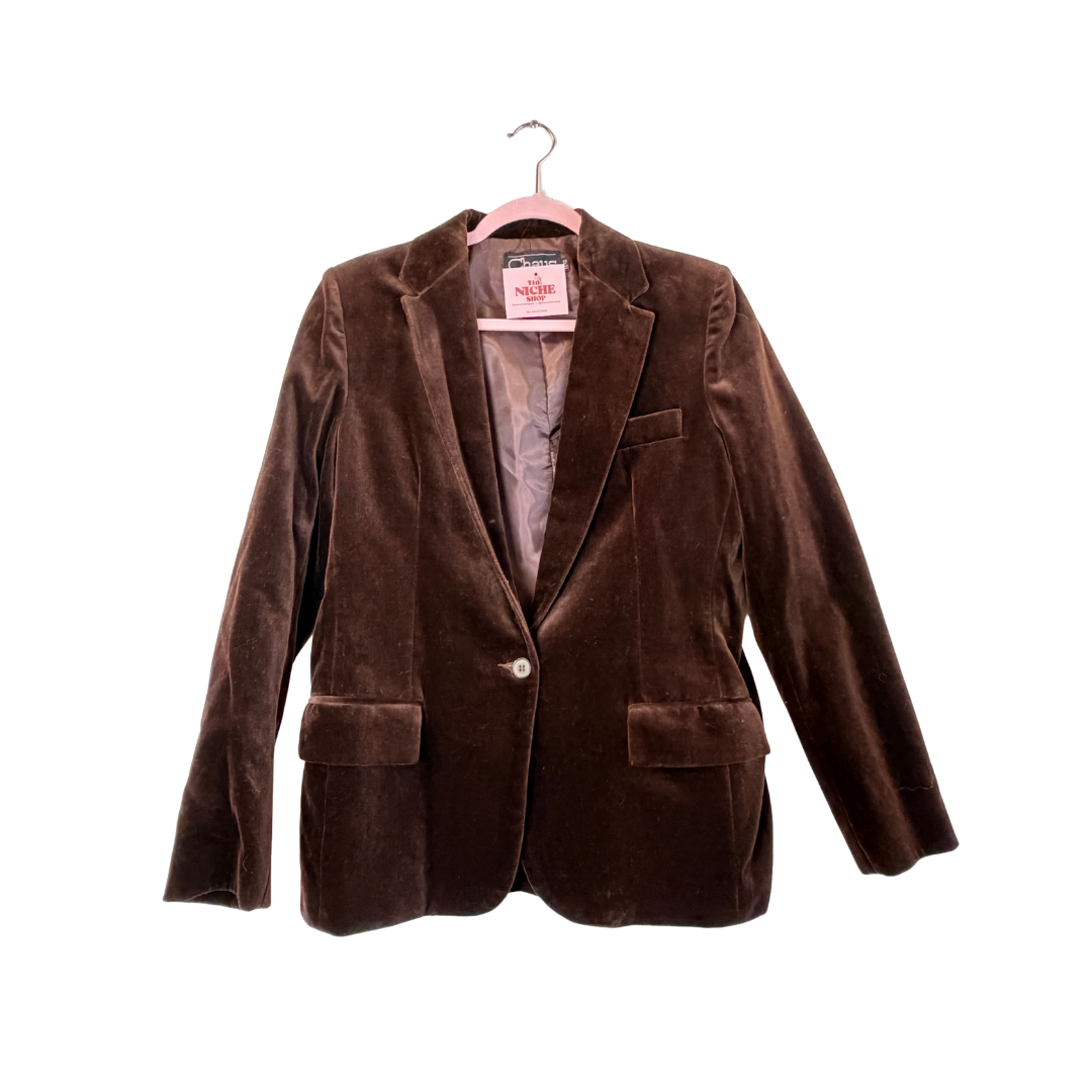 Chaus Velvet Blazer