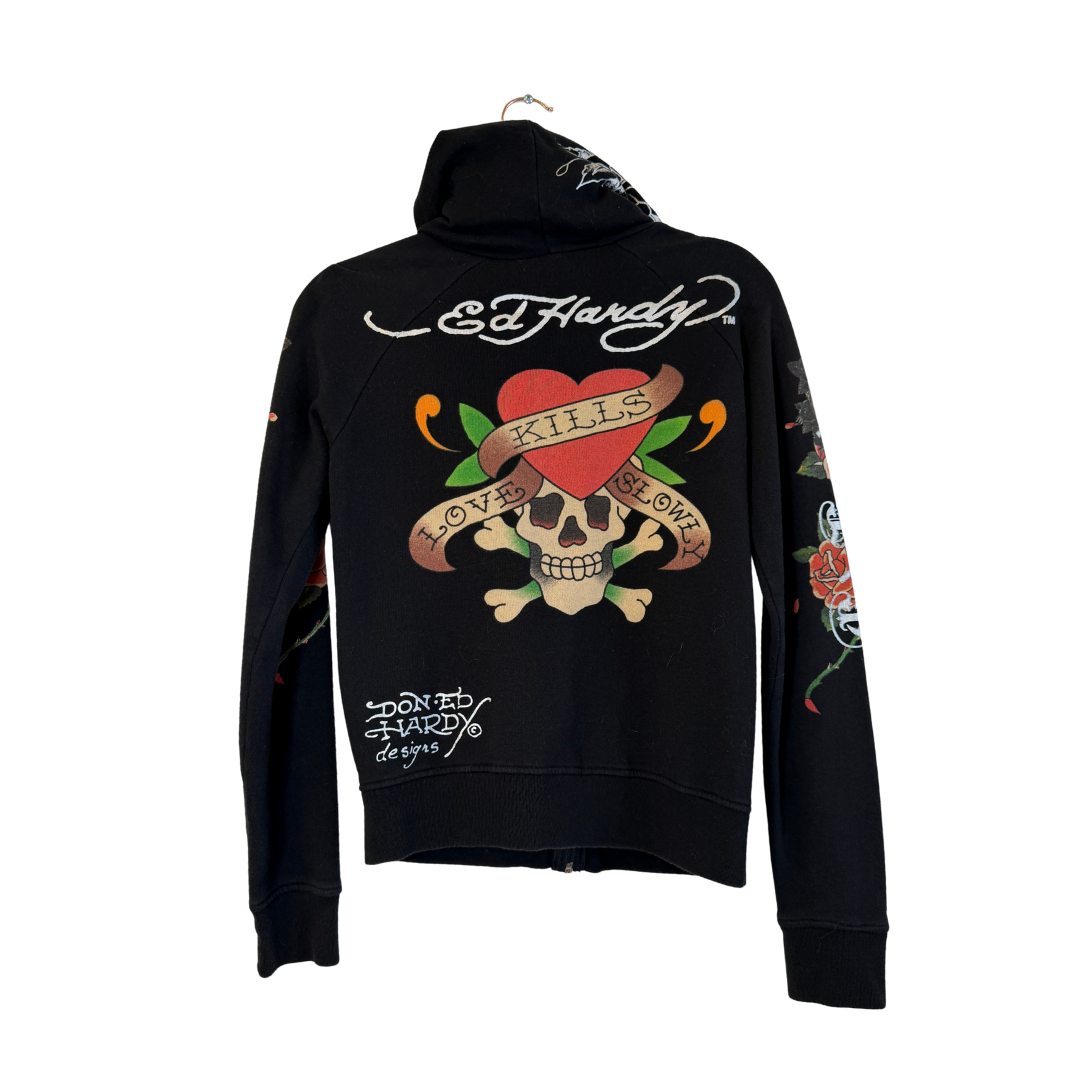 Ed Hardy Zip Up Hoodie