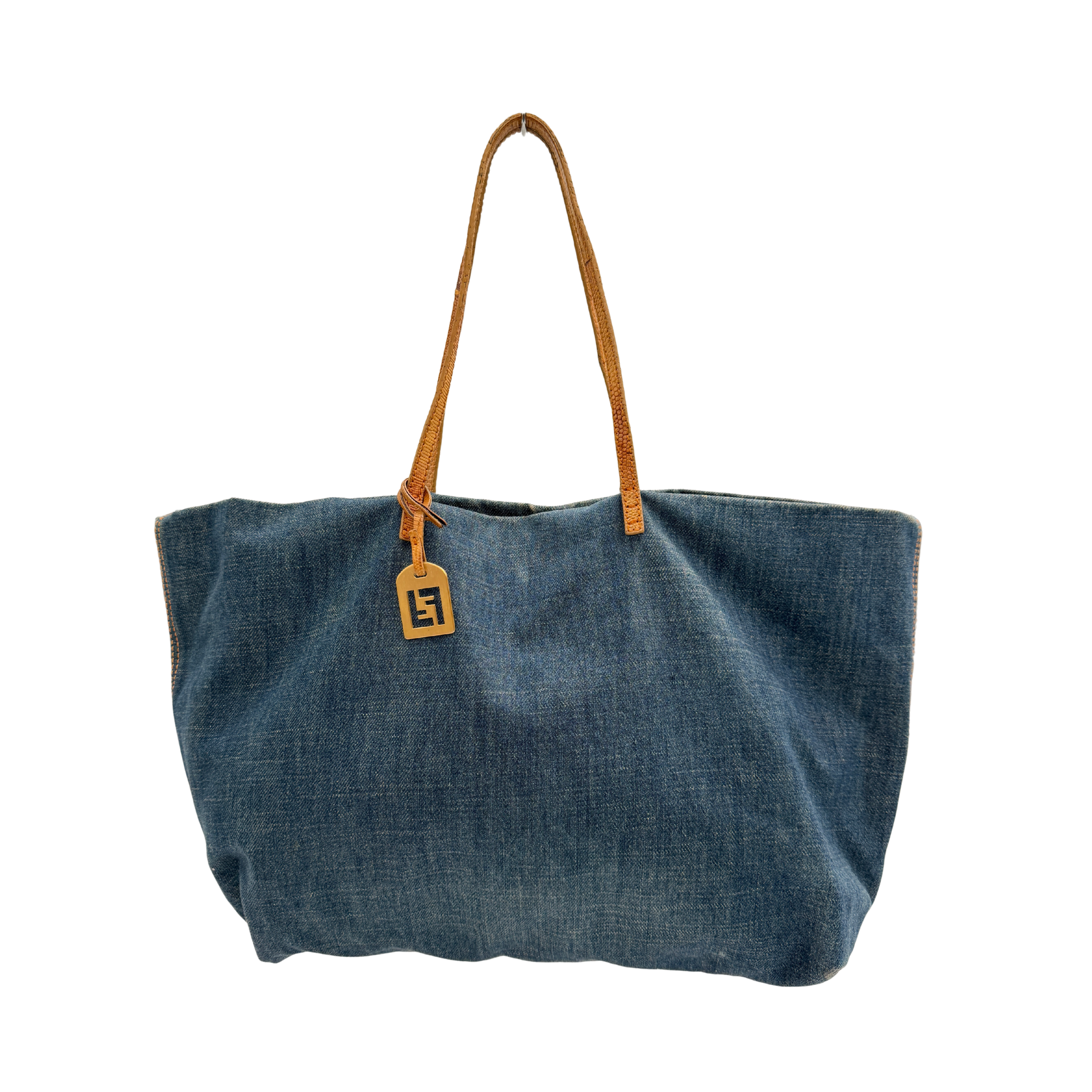 Fendi Denim Tote Bag