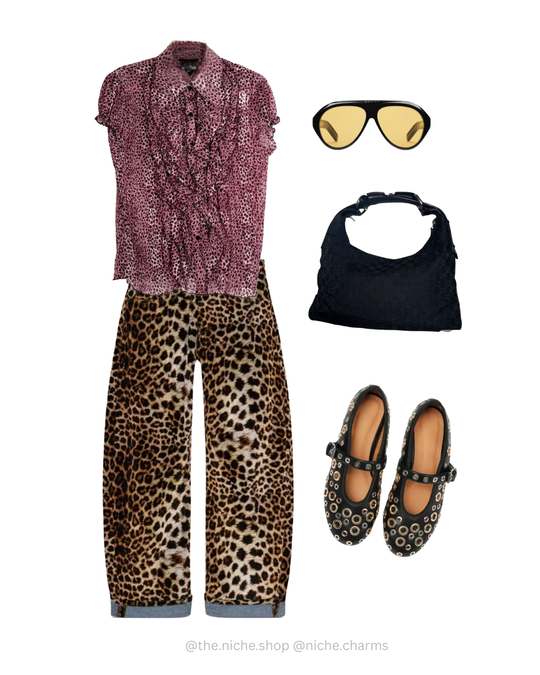 Bose Sheer Ruffle Top